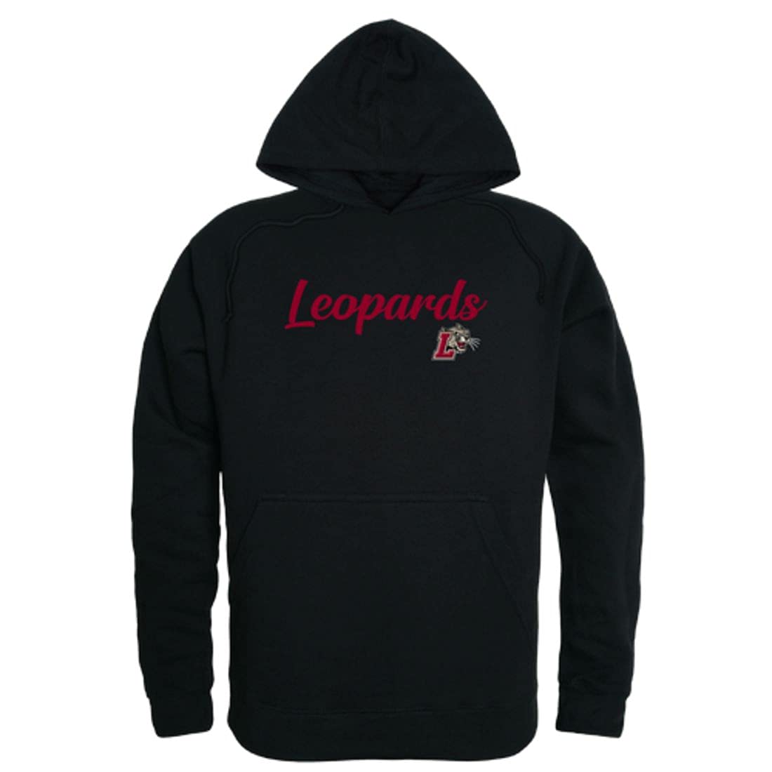 W Republic Lafayette College Leopards Men's Script Hoodie Sweatshirt - Comfortable Pullover for College Fans, Game Day & Casual Wear