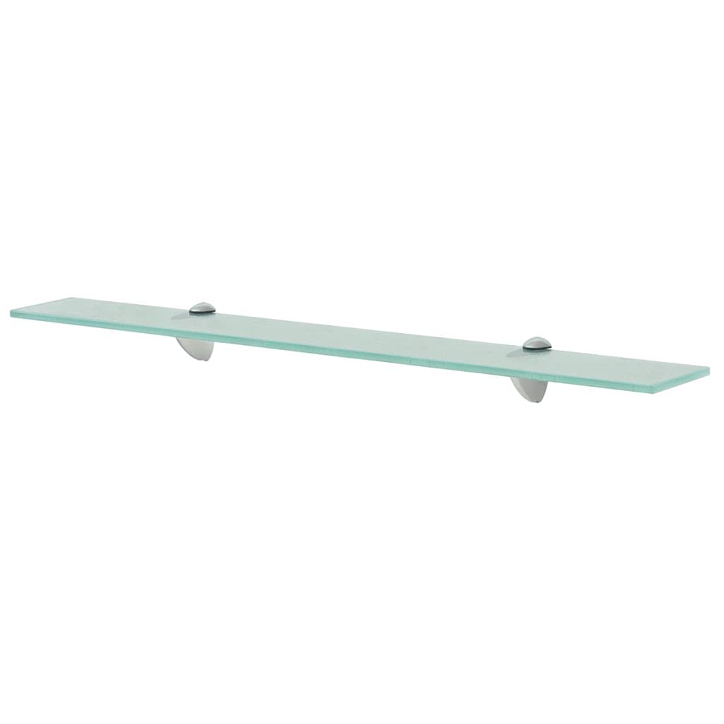Tempered Glass Bathroom Shelf - Wall Mounted Floating Storage Organizer 27.6