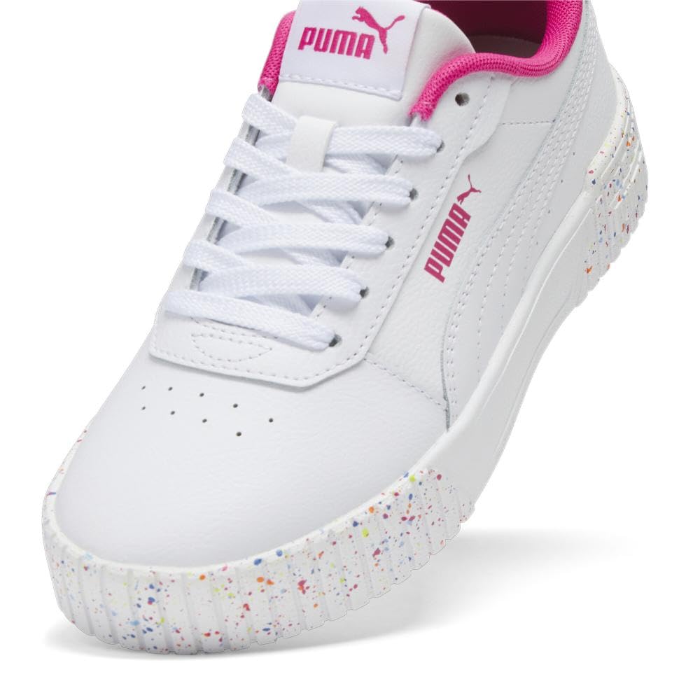PUMA Kids' Carina v2 Sneakers - Lightweight Running Shoes for Girls & Boys - Comfortable Athletic Shoes for School, Play & Sports Activities