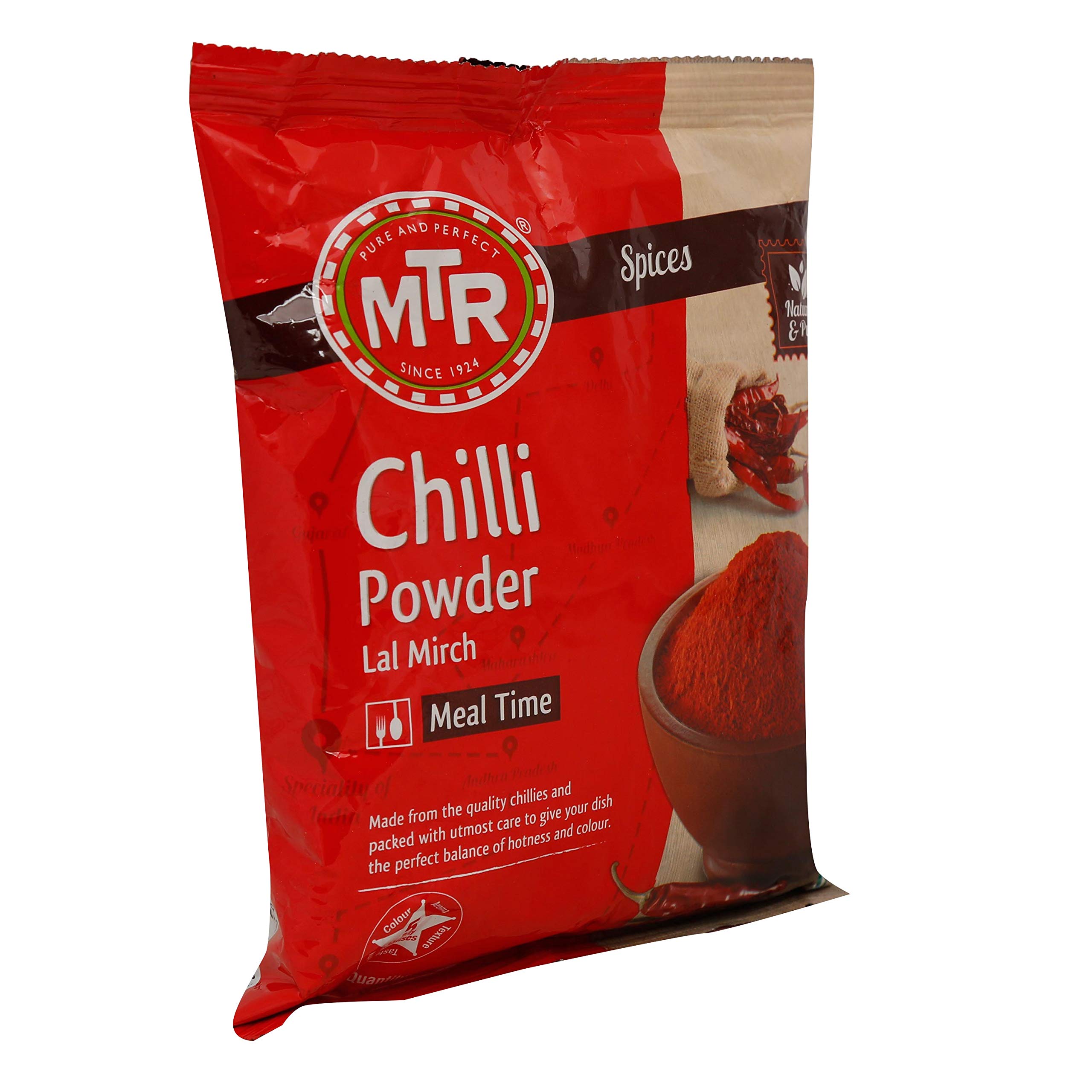 MTR Premium Chili Powder - 200g | Hot & Spicy Seasoning for Cooking, Grilling & BBQ | Authentic Indian Flavor for Curries, Tacos & More