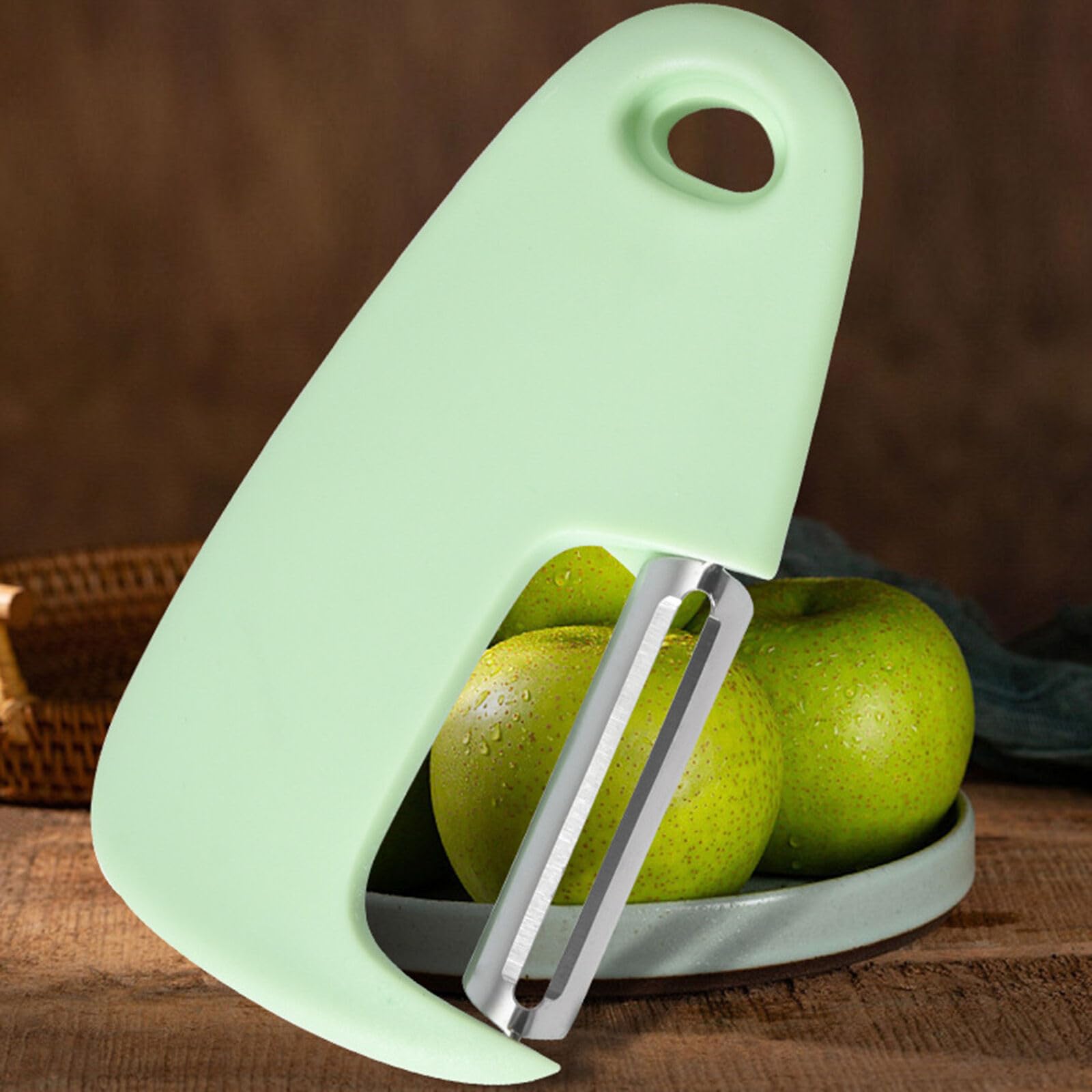 YELONA 6-Piece Multipurpose Kitchen Gadgets Set - Space Saving Cooking Tools with Grater, Peeler, Garlic/Ginger Grinder, Bottle Opener, Pizza Cutter & Herb Stripper - Perfect for Meal Prep, Pizza Nights & Small Kitchens