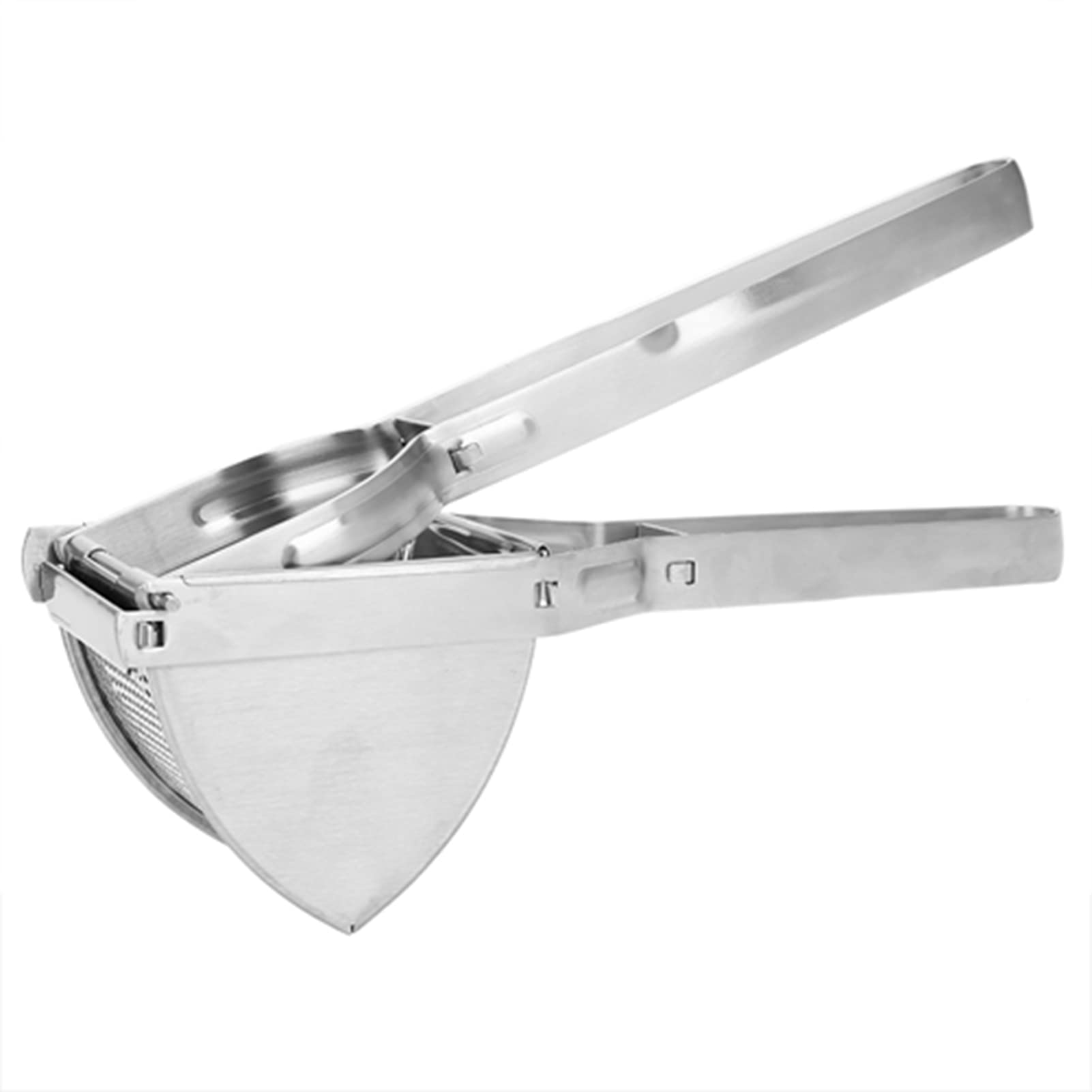 Stainless Steel Potato Ricer & Masher - Commercial Grade Fruit & Meat Press with Ergonomic Grip for Home Kitchen | Perfect for Making Mashed Potatoes, Baby Food & Purees
