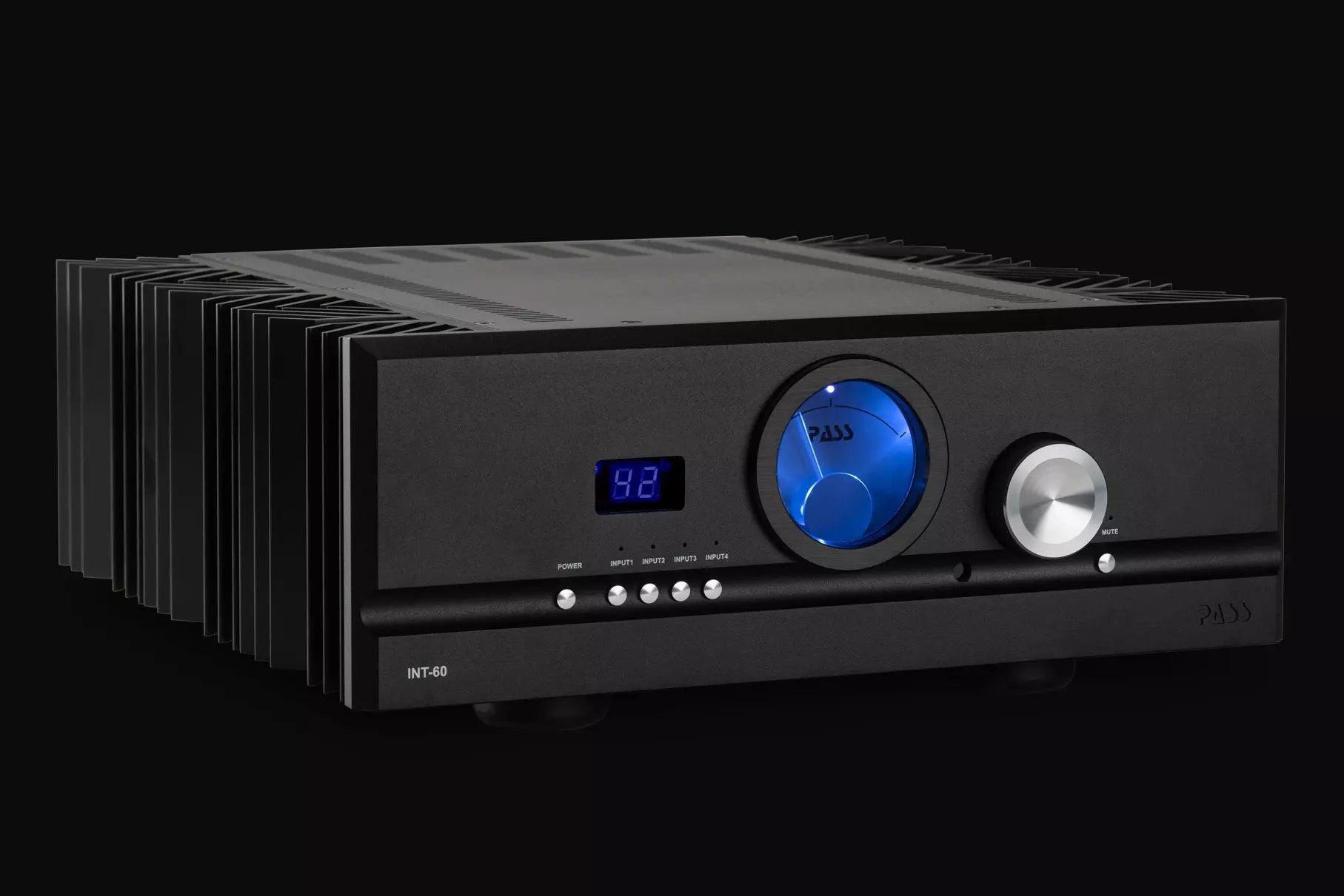 PASS Labs INT-60 High-End Integrated Stereo Amplifier - Perfect for Home Audio, Hi-Fi Systems & Audiophile Listening Rooms