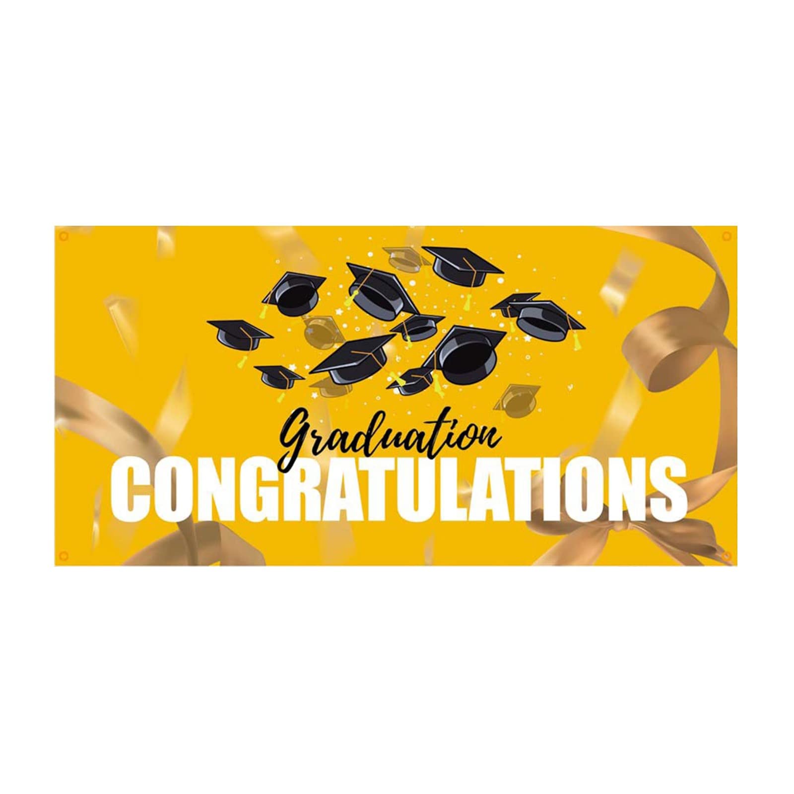 HYUIYYEAA 70x36 Inch Green Graduation Banner - Class of 2022 Photo Backdrop, Decorative Cloth Party Flags for Graduation Ceremony, School Party & Family Celebration (One Size)