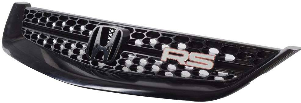 ABS Front Hood Grille Mesh for 2001-2003 Honda Civic Type R Style - Upgrade Your Car's Appearance for Street Racing & Car Shows