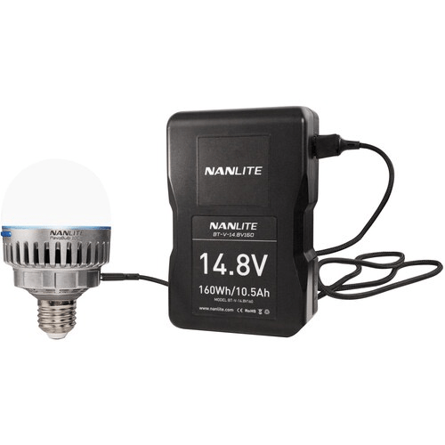 Nanlite PavoBulb 10C Bi-Color RGBWW LED Light Bulb - Dimmable Smart Bulb for Home, Studio & Photography Lighting - Perfect for Bedroom, Living Room & Video Production