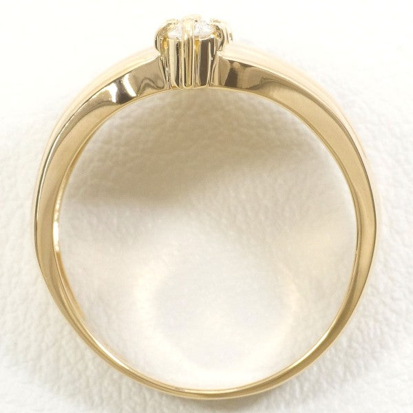 18K Yellow Gold Diamond Ring for Women - Elegant Solitaire Engagement & Wedding Band - Perfect for Proposals, Anniversaries, and Special Occasions