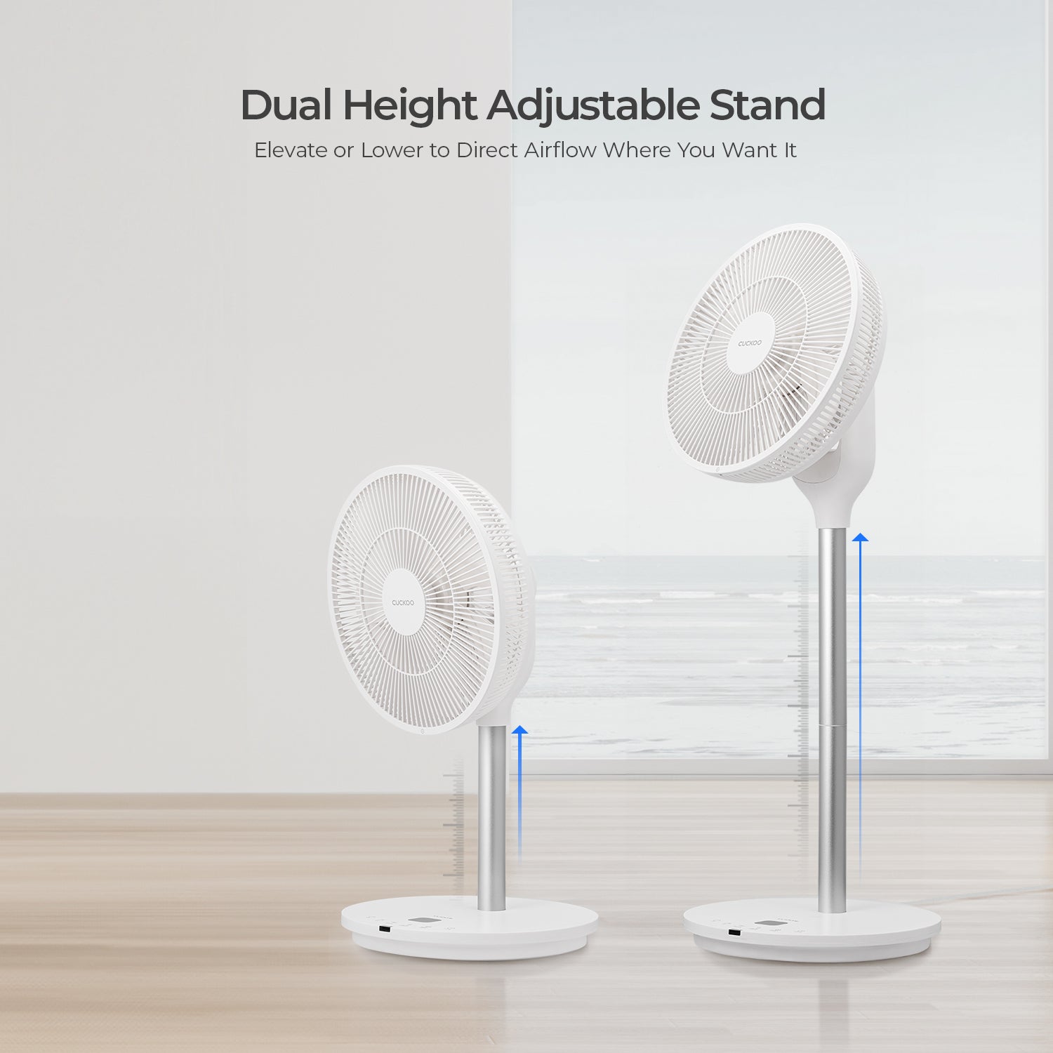 Refurbished B Grade 360° Rotation Air Circulator Fan - CF AC1410WH White | Quiet Cooling for Home, Office & Bedroom | Energy Efficient Airflow Circulation