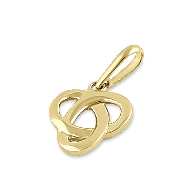 14K Solid Yellow Gold Triquetra Pendant Necklace - Celtic Knot Jewelry for Women, Perfect for Everyday Wear, Gifts & Spiritual Protection