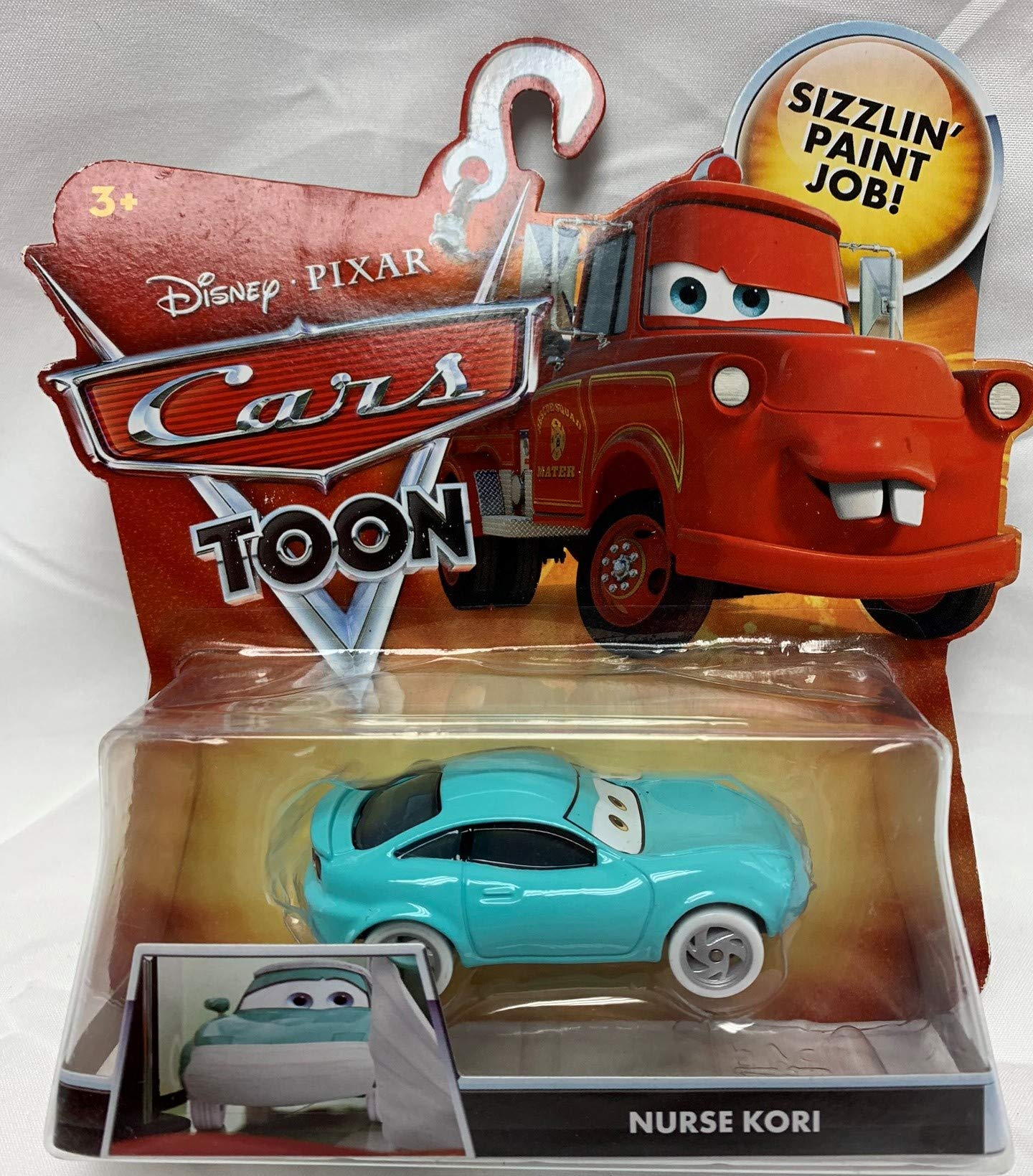 Disney Pixar Cars Toon Die-Cast Vehicle - Nurse Kori #2 1:55 Scale Toy Car for Kids Collection & Play | Movie Character Gift for Boys & Girls