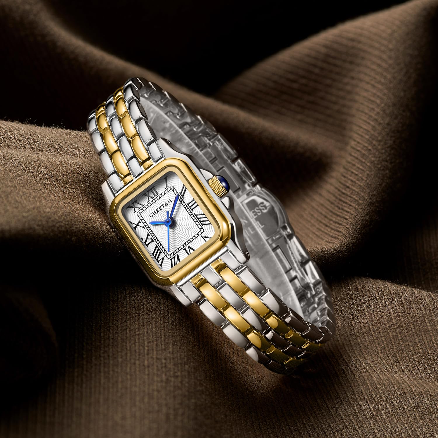 Elegant Gold Watches for Women - Vintage Small Bracelet, Rectangular Case with Roman Dial - Perfect for Office, Party & Everyday Wear