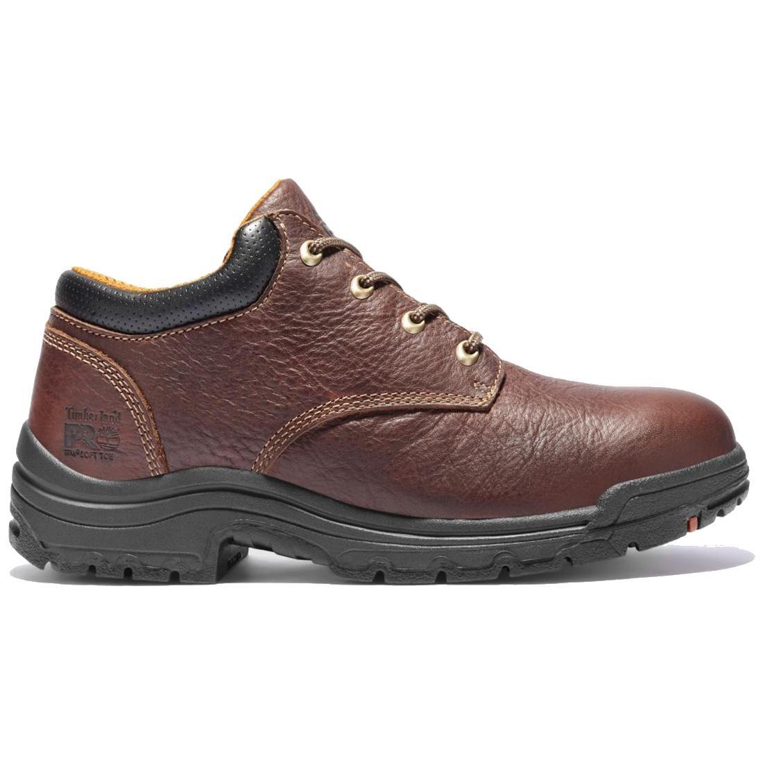 Titan Soft Toe Oxford Shoes for Men - Comfortable Brown Leather Work Shoes | Perfect for Office, Business Casual & Professional Workwear