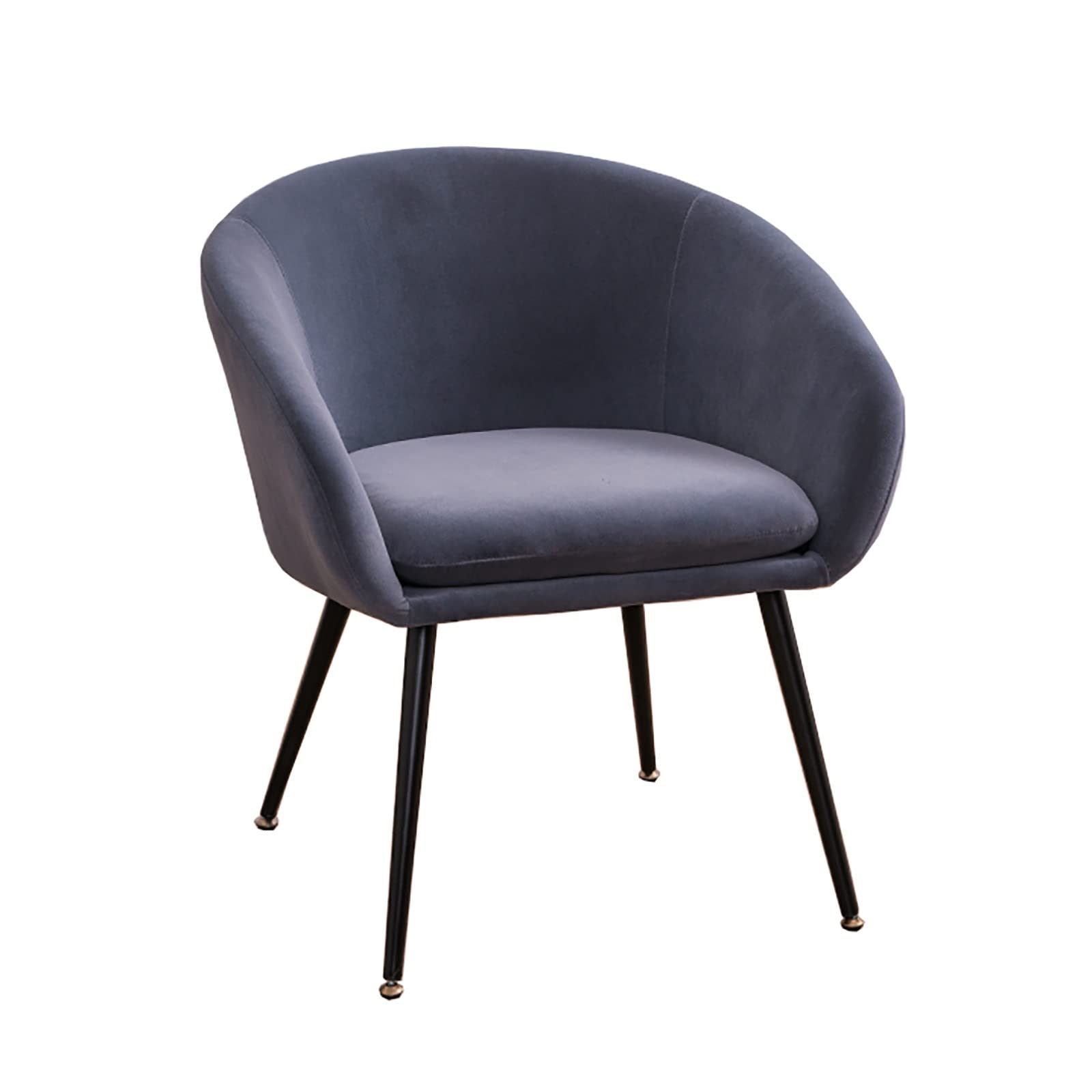 Comfortable Upholstered Barrel Armchair - Modern Lounge Chair for Living Room, Bedroom & Office - Soft Fabric Side Chair (Color: Eggshell) - Perfect for Reading Nooks, Home Offices & Cozy Corners