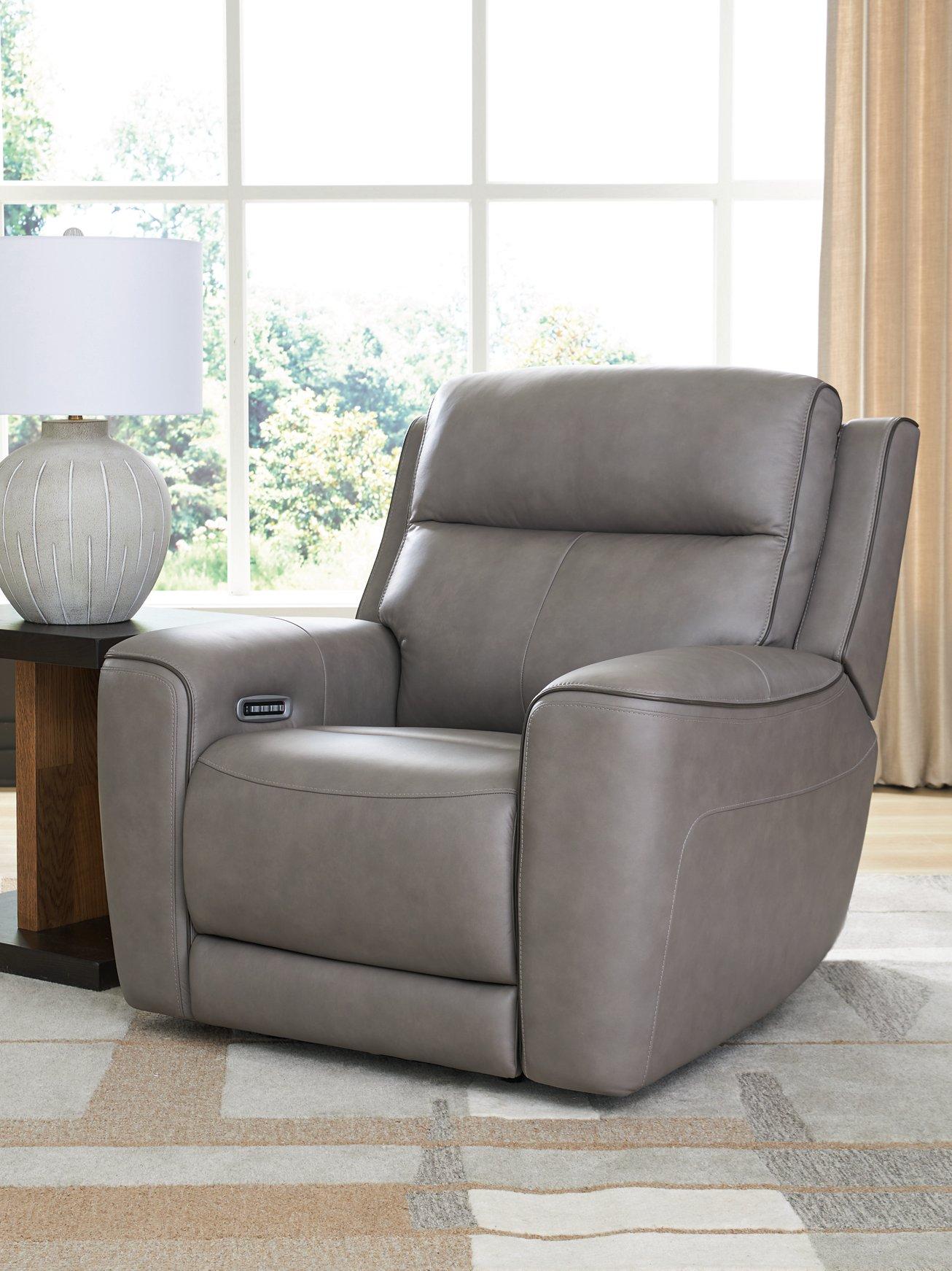 5Z Comfort Power Recliner Chair - Electric Massage Recliner with USB Charger & Cup Holders, Heavy Duty Lift Chair for Living Room, Bedroom, Home Theater - Perfect for Relaxing, Watching TV & Napping