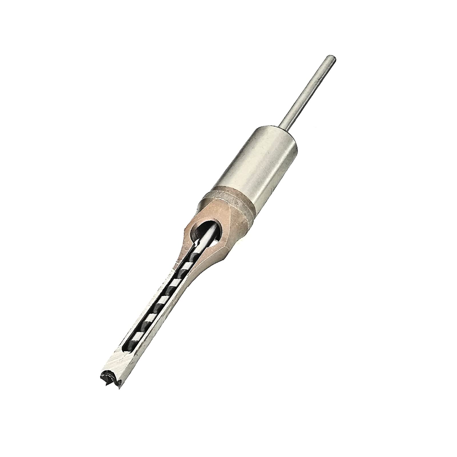 1/4 Inch (6mm) Square Hole Drill Bit - Woodworking Mortiser Spiral Drill Set for Mortise Press & Space Hole Drilling - Perfect for Cabinetry, Furniture Making & DIY Wood Projects