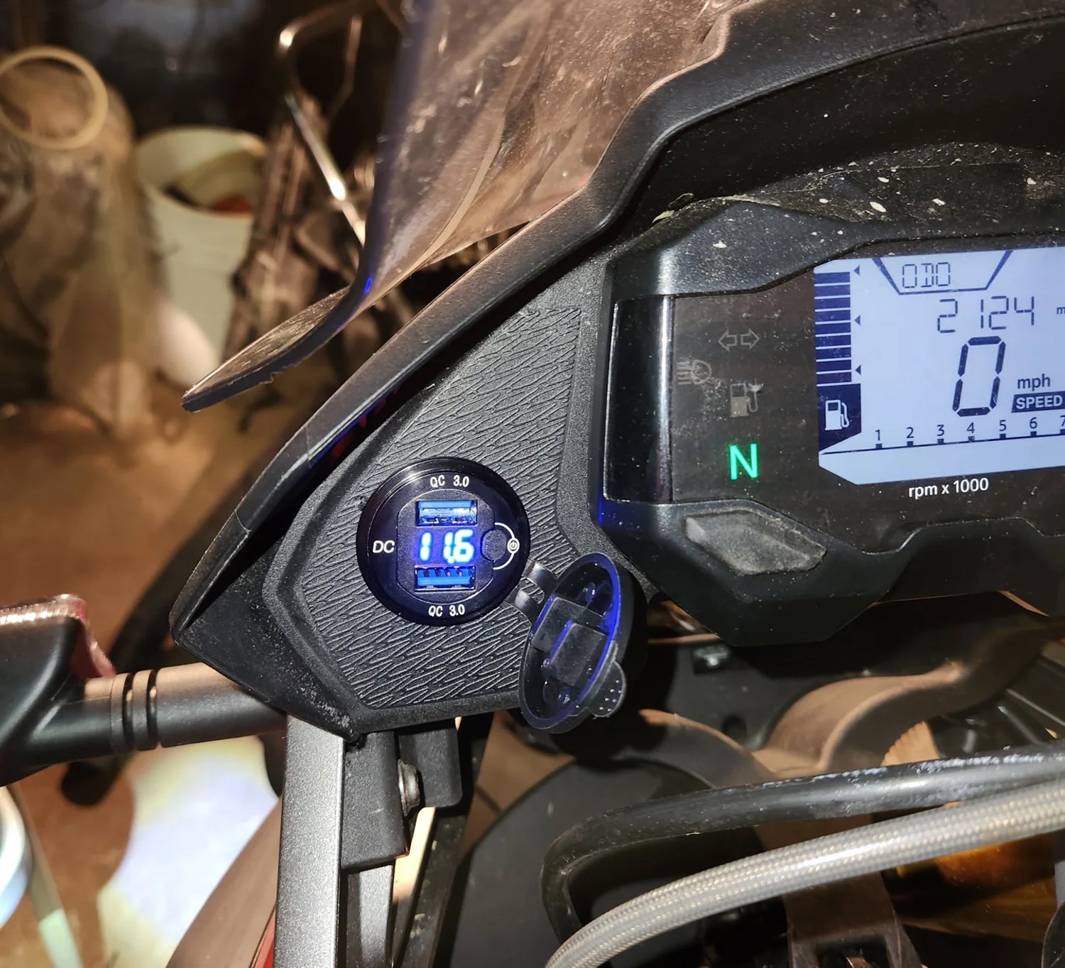 BMW G310 GS/R 2-Pin Power Outlet Connector - USB Charger & GPS Wiring Kit for Motorcycle Accessories | Perfect for Road Trips & Adventure Riding
