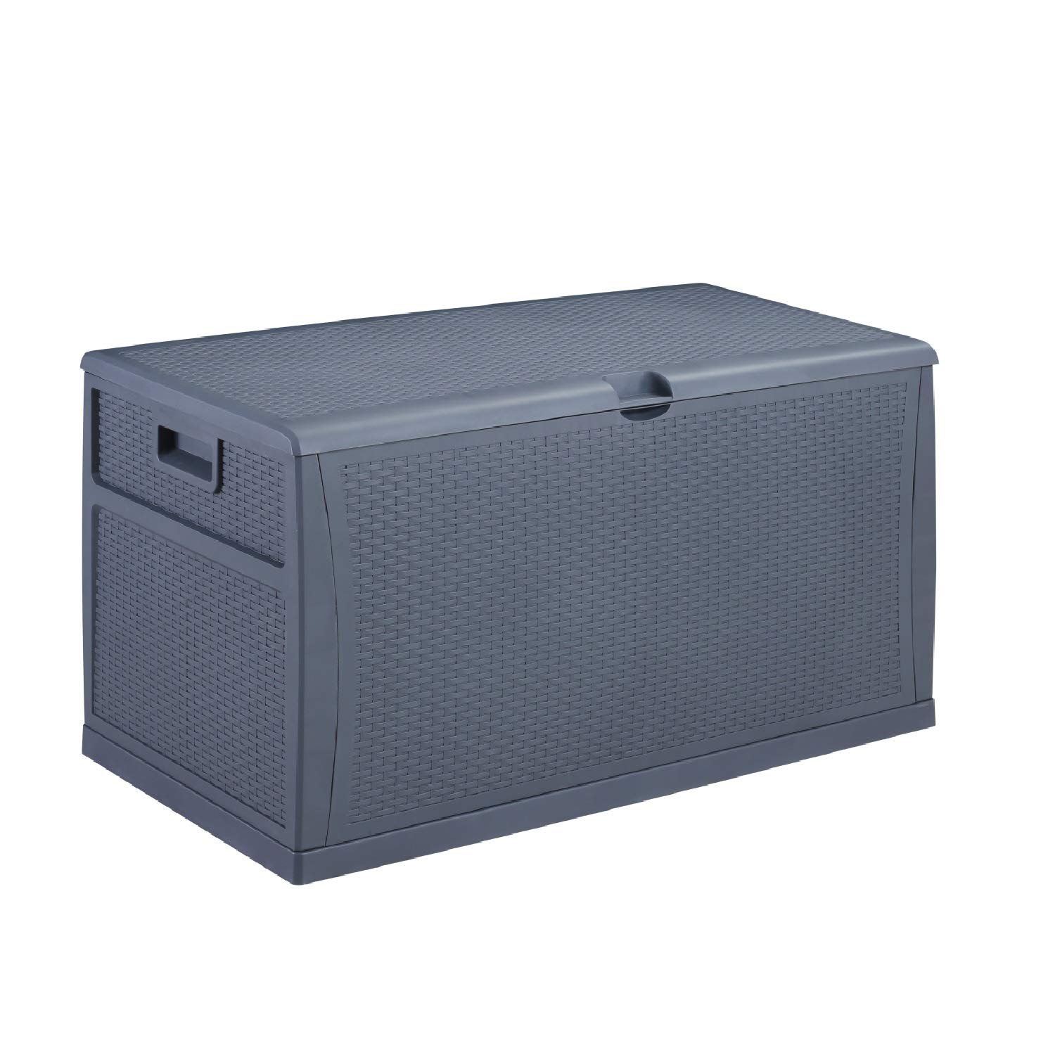 120-Gallon Waterproof Outdoor Storage Deck Box - Durable Plastic Deck Box for Patio, Garden & Backyard Organization - Perfect for Cushions, Toys & Pool Accessories