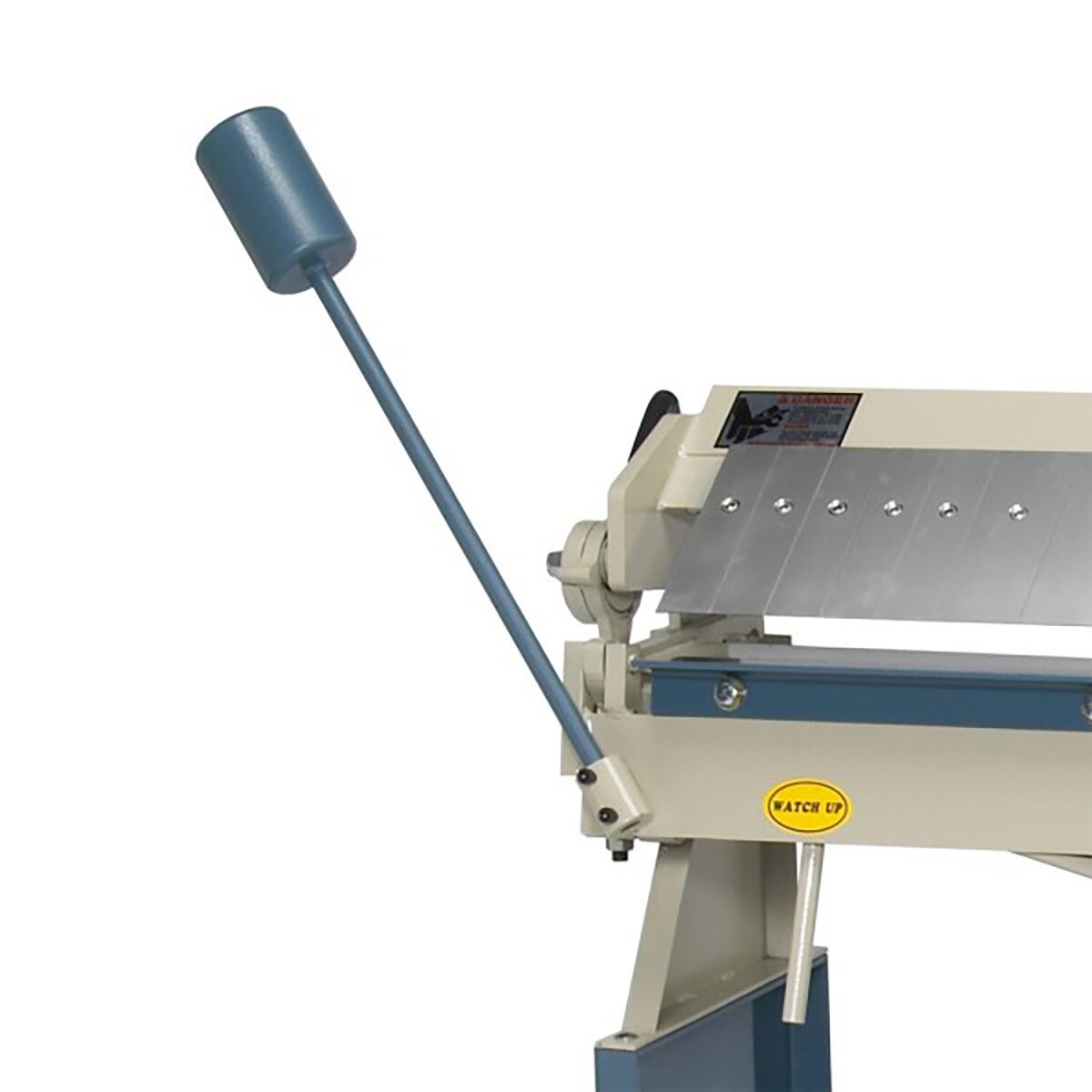 Baileigh Industrial BA9 1000460 Heavy Duty Box and Pan Brake BB 4816 - Metal Bending Tool for Sheet Metal Fabrication, HVAC, Automotive Repair & DIY Projects