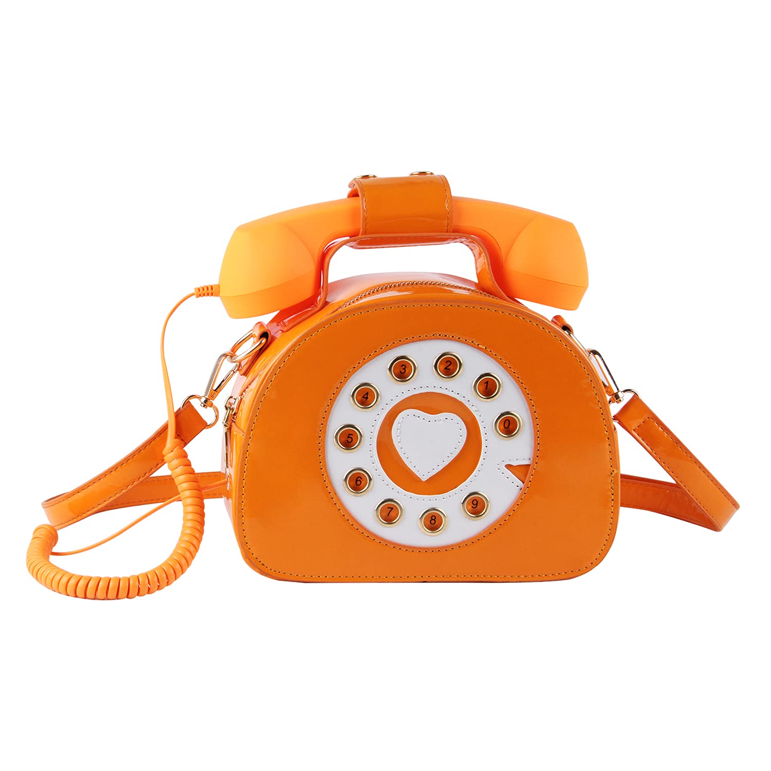 SUKUTU Vintage Telephone Shaped Crossbody Bag for Women - Retro Phone Purse with Top Handle, Shoulder Tote Handbag for Girls | Perfect for Parties, Date Nights & 90s Theme Outfits