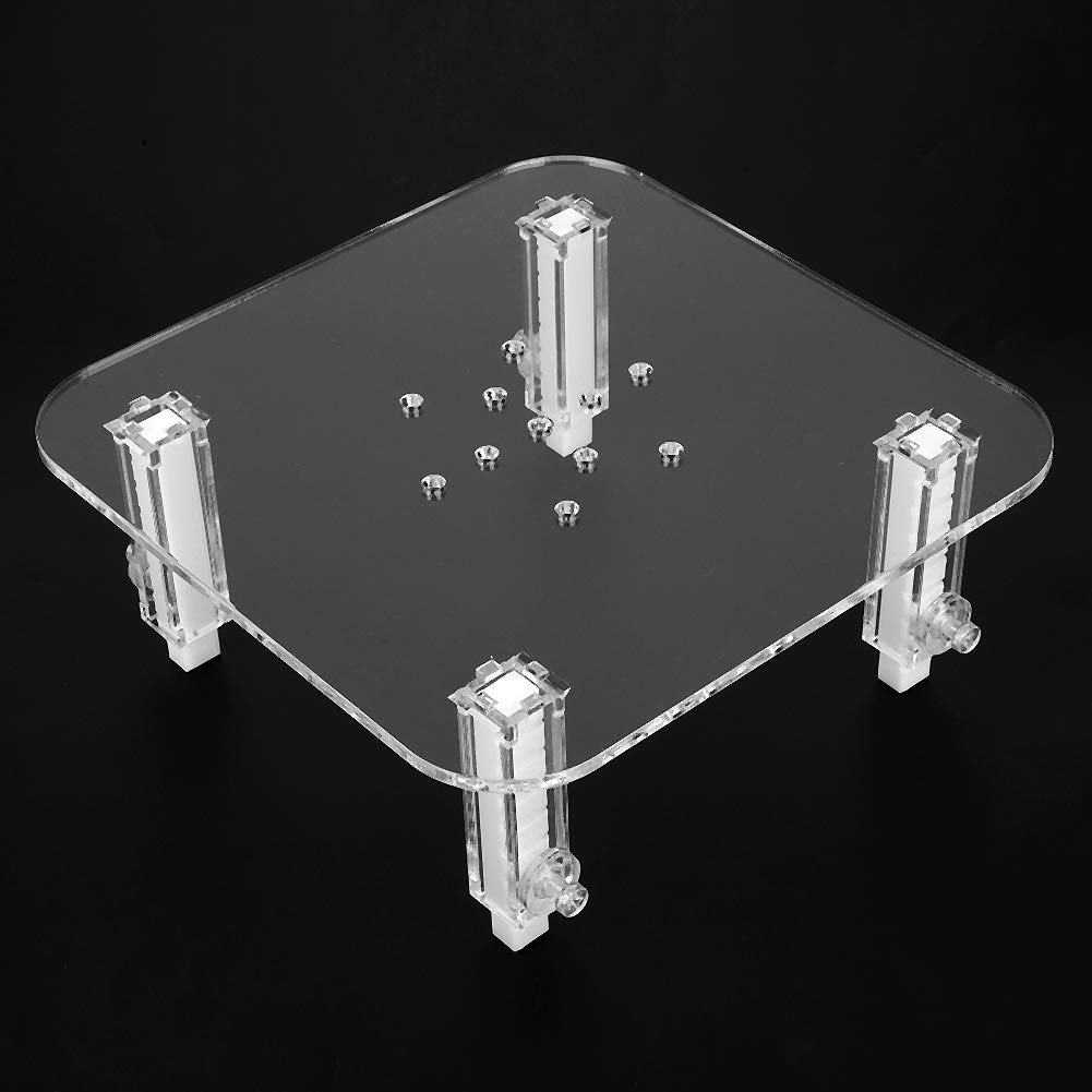 Jazar Acrylic Protein Skimmer Stand Bracket - Small Heightening Accessory for Protein Separator | Perfect for Saltwater Aquarium & Reef Tank Setup