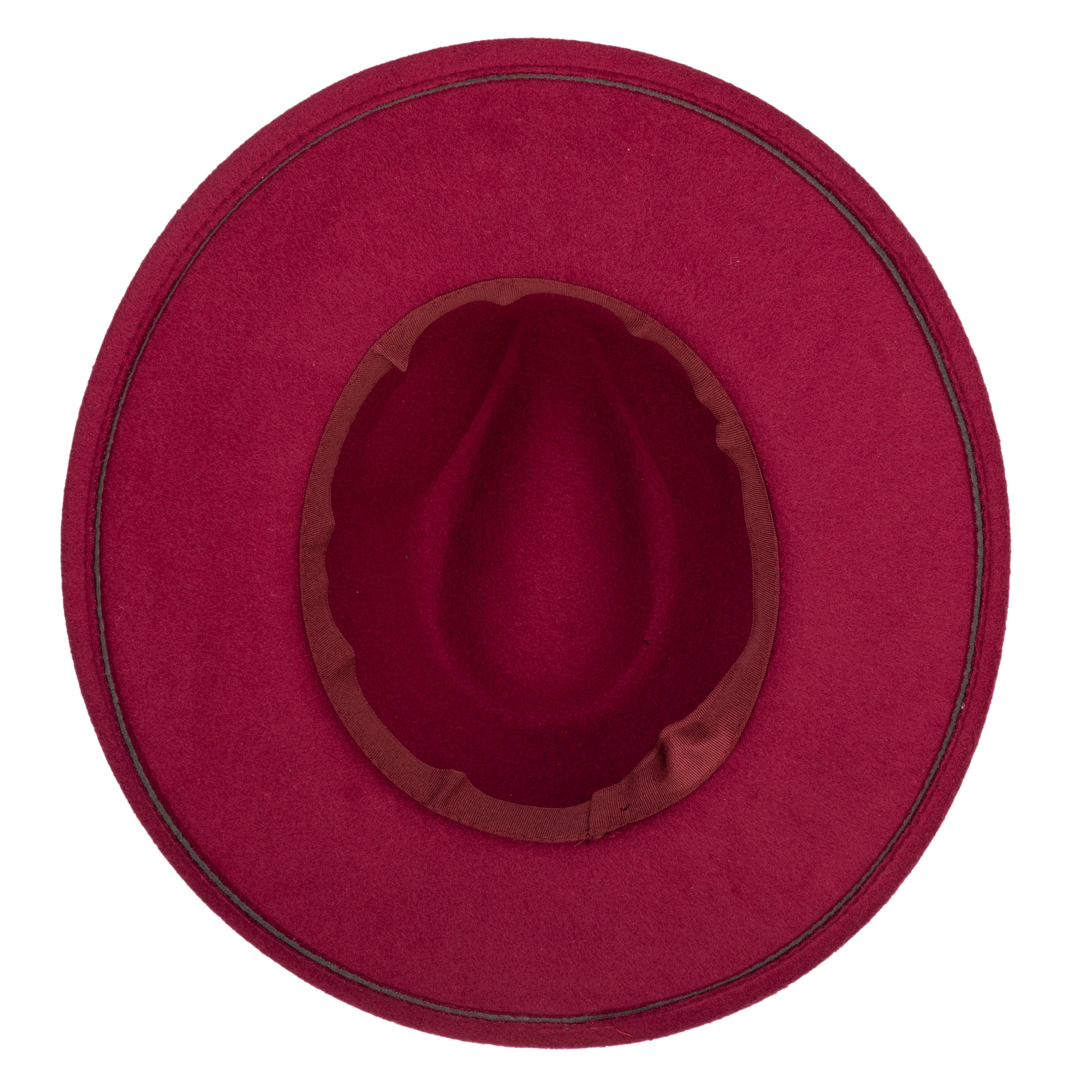 Stylish Women's Faux Felt Fedora Hat with Gold Chain Trim - Perfect for Casual Outfits, Beach Days & Fashion Accessories
