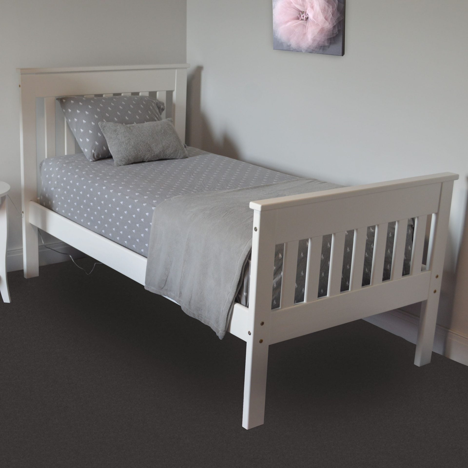 Homestead Bed Frame Without Footboard - Twin, Full & Queen Size for Kids, Teens & Guest Rooms | Durable & Stylish Bedroom Furniture