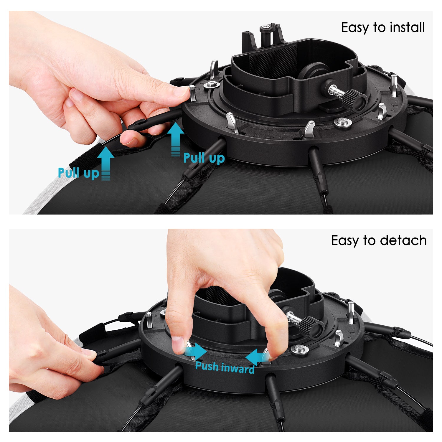 NEEWER SF RP26 26-Inch/65CM Quick Release Octagonal Softbox for Studio Photography, Portrait Lighting, and Video Production