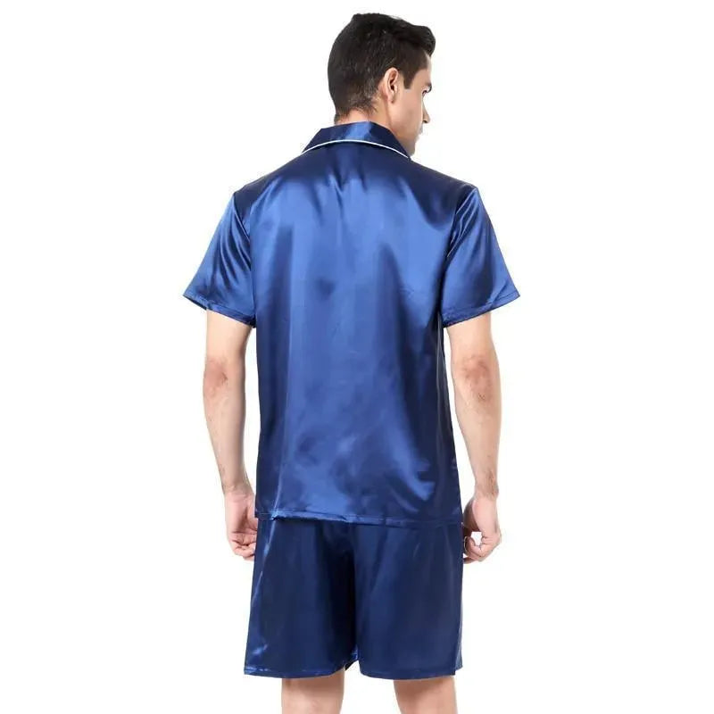 Comfortable Men's Pajama Set - Soft Cotton Sleepwear for Lounge & Nightwear - Perfect for Relaxing at Home, Bedtime & Sleepovers
