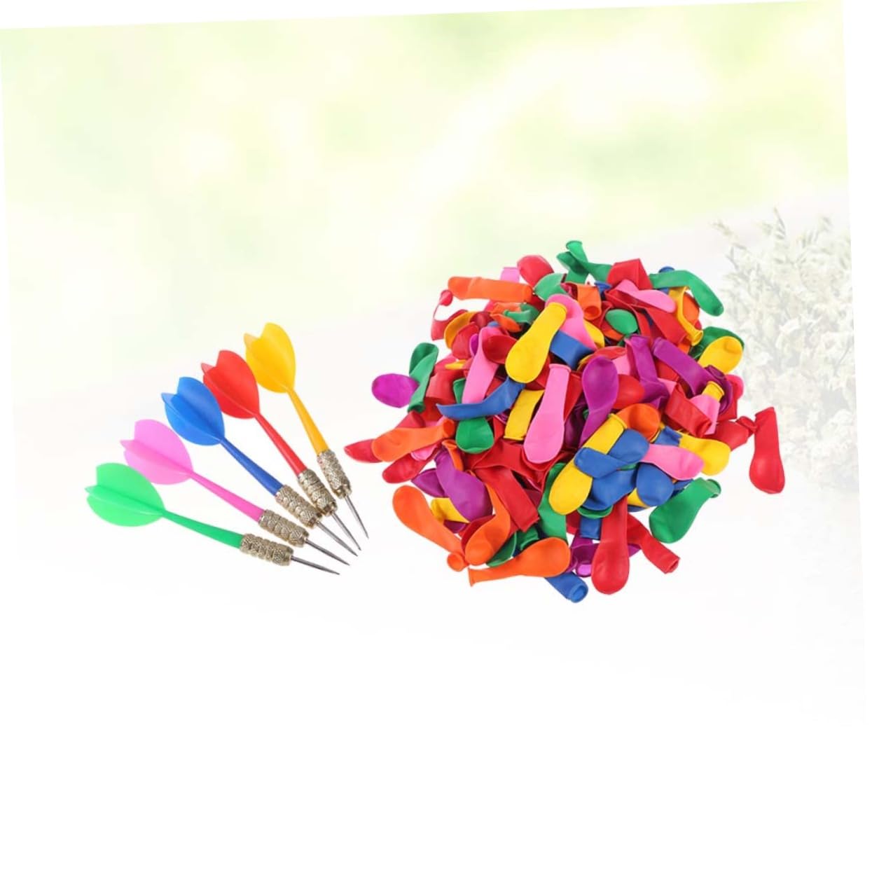 Alasum 1030 Pcs Colorful Balloons for Balloon Toss Game, Darts, and Needle Metal Fly Mark – Perfect for Parties, Events, and Outdoor Fun