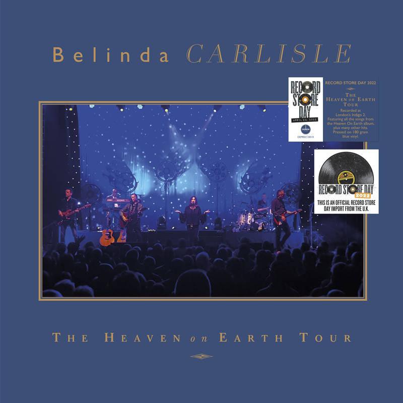 Belinda Carlisle The Heaven on Earth Tour 2LP Vinyl Record - Limited Edition Collector's Item for Music Lovers & 80s Fans - Perfect for Home Listening, Gifts & Vinyl Collections