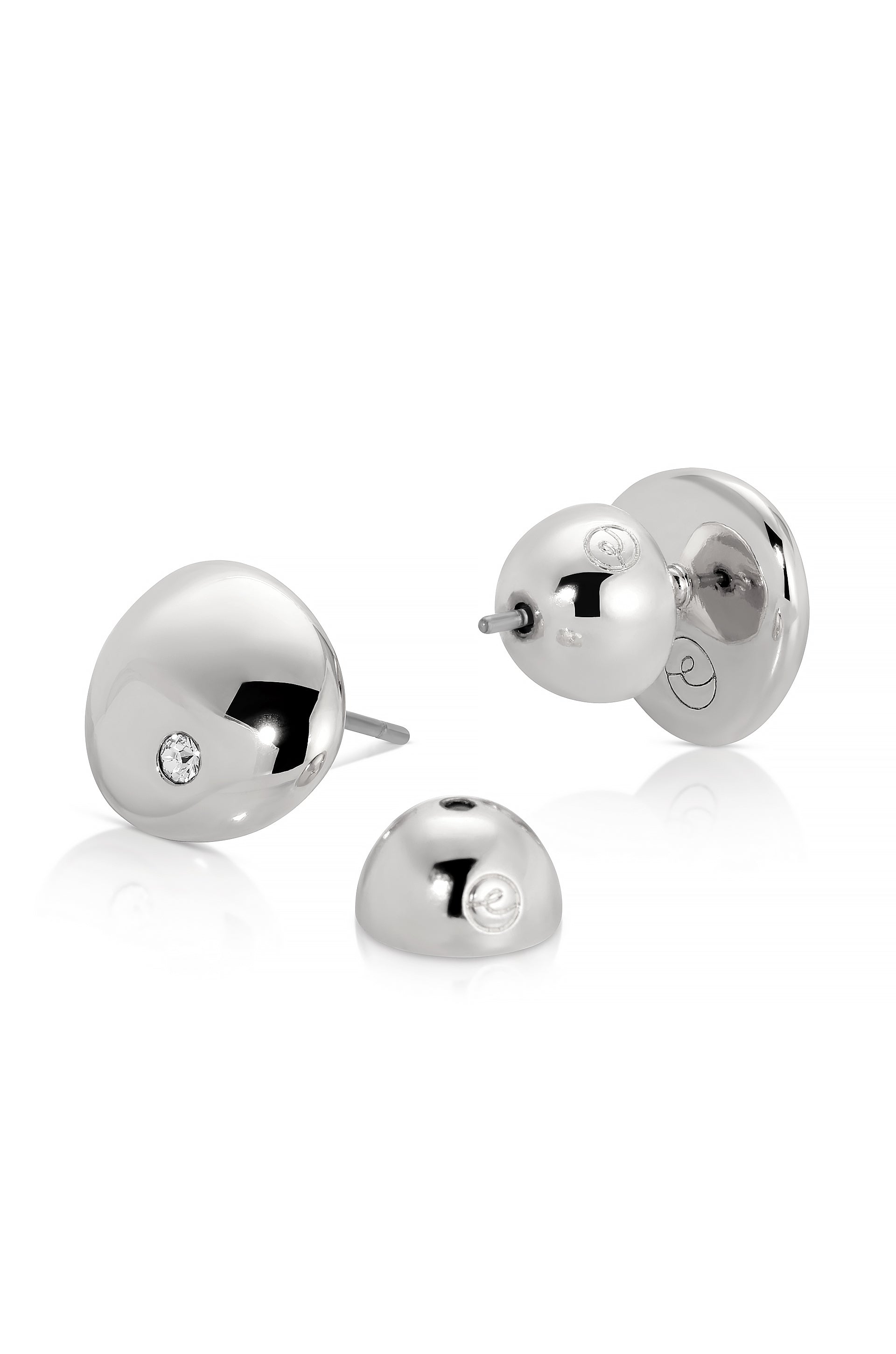 Polished Pebble Crystal Stud Earrings - Elegant Natural Stone Jewelry for Women | Perfect for Daily Wear, Office & Special Occasions
