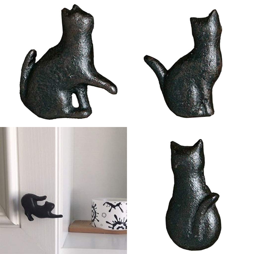 Creative Cat Drawer Knobs - Iron Cabinet Handles for Kids Wardrobe & Kitchen
