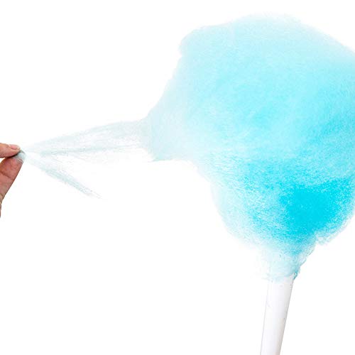 Perfectware PW Cotton Candy Cones 100ct & Sticks - Bulk Pack of 100 Professional Cotton Candy Supplies for Carnival, Fair, Birthday Party, and Concession Stands - 0.5