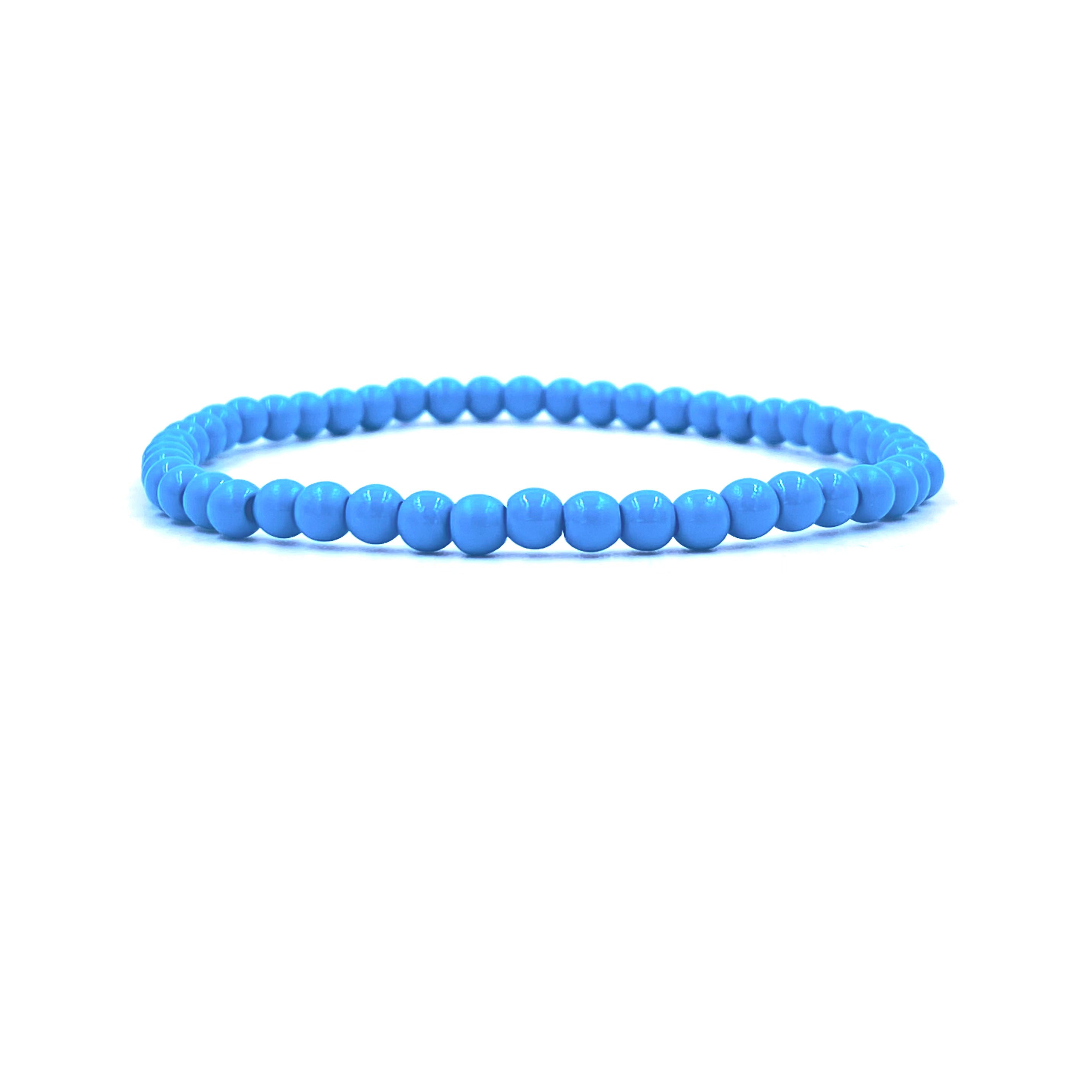 Ashley Gold Stainless Steel Colorful Enamel Ball Beaded Stretch Bracelet for Women - Fashion Jewelry Gift for Birthday, Party & Everyday Wear