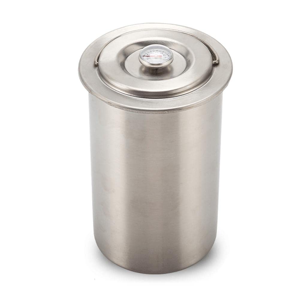 NAUXIU Stainless Steel Ham Maker & Cooking Barrel with Temperature Monitor - Perfect for Homemade Poultry, Meat, and Pressed Ham | Ideal for Kitchens, Restaurants, and Food Processing