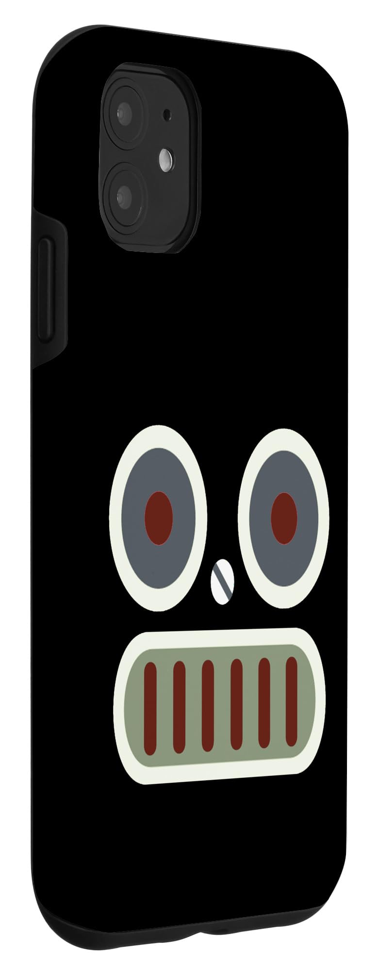 iPhone 11 Case - Retro Robot Face Design Slim Protective Phone Cover for Men Women - Perfect for Halloween, Cosplay, and Daily Use