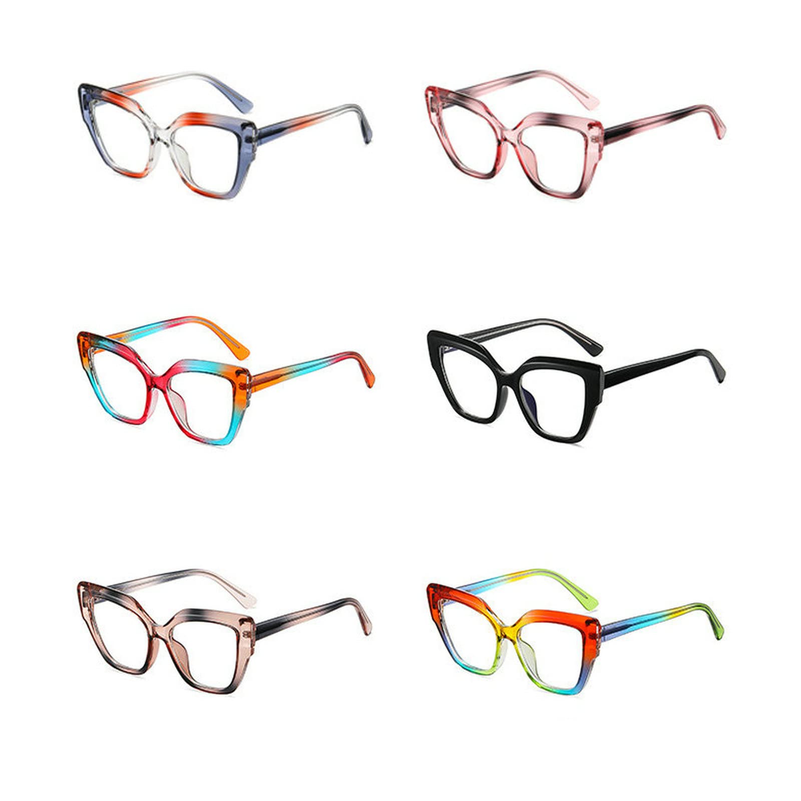 Blue Light Blocking Reading Glasses for Women - Oversize Presbyopic Eyewear for Office & Screen Use