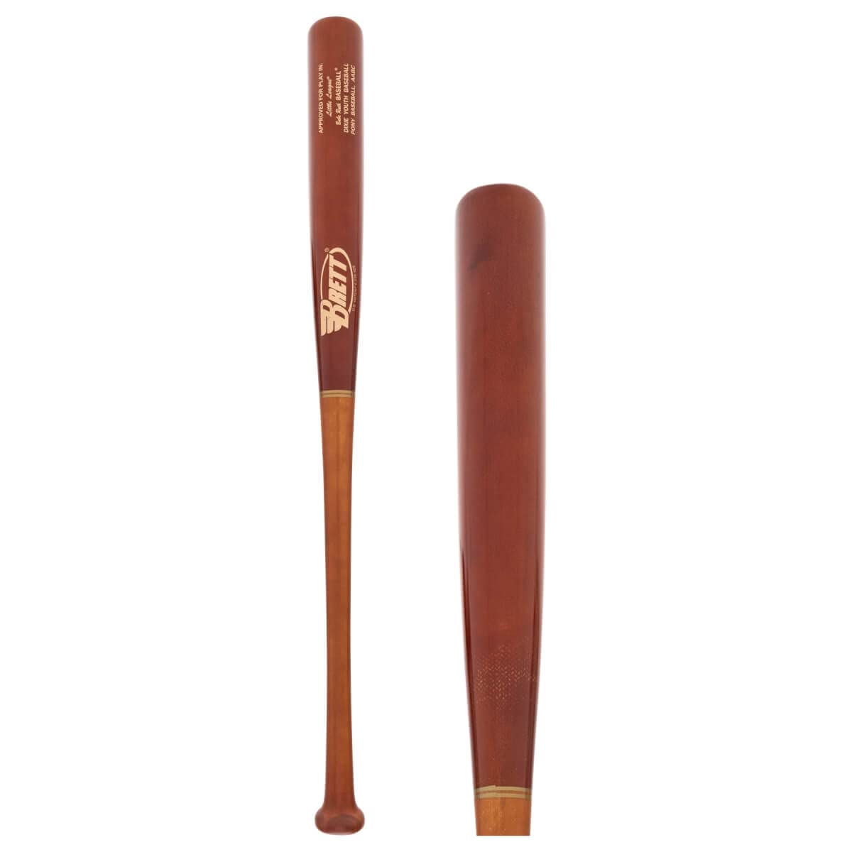 Brett Bros. Maple/Bamboo Wood Youth Baseball Bat - Lightweight MBY Series for Kids & Teens | Perfect for Little League, Training & Backyard Practice