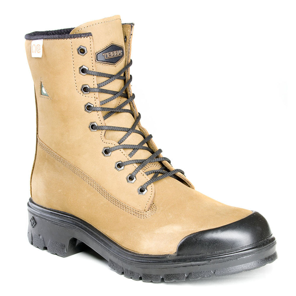 Terra Sentry Men's 8 Inch Waterproof Steel Toe Work Boots - Safety Shoes for Construction, Warehouse & Outdoor Work (Tan, Model 1994B) - Durable & Comfortable for Heavy Duty Jobs