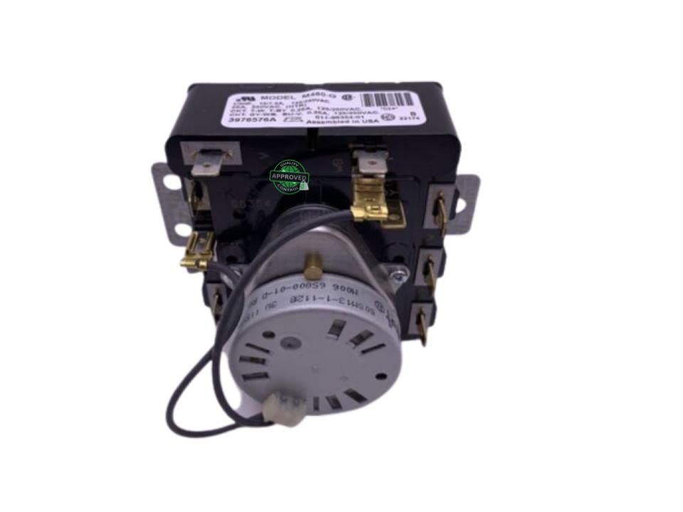 WP3976576 Dryer Timer Cycle Control Replacement Part - Compatible with Multiple Dryer Models - Perfect for DIY Appliance Repair & Maintenance