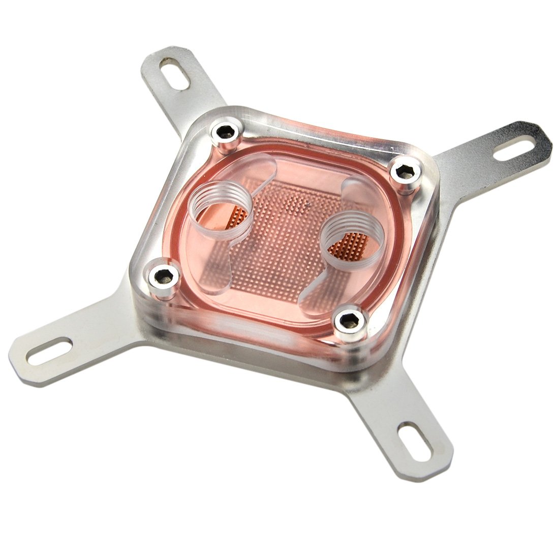 Professional Transparent CPU Water Cooling Block for Intel Systems - Ideal for High-Performance Gaming and Overclocking PCs