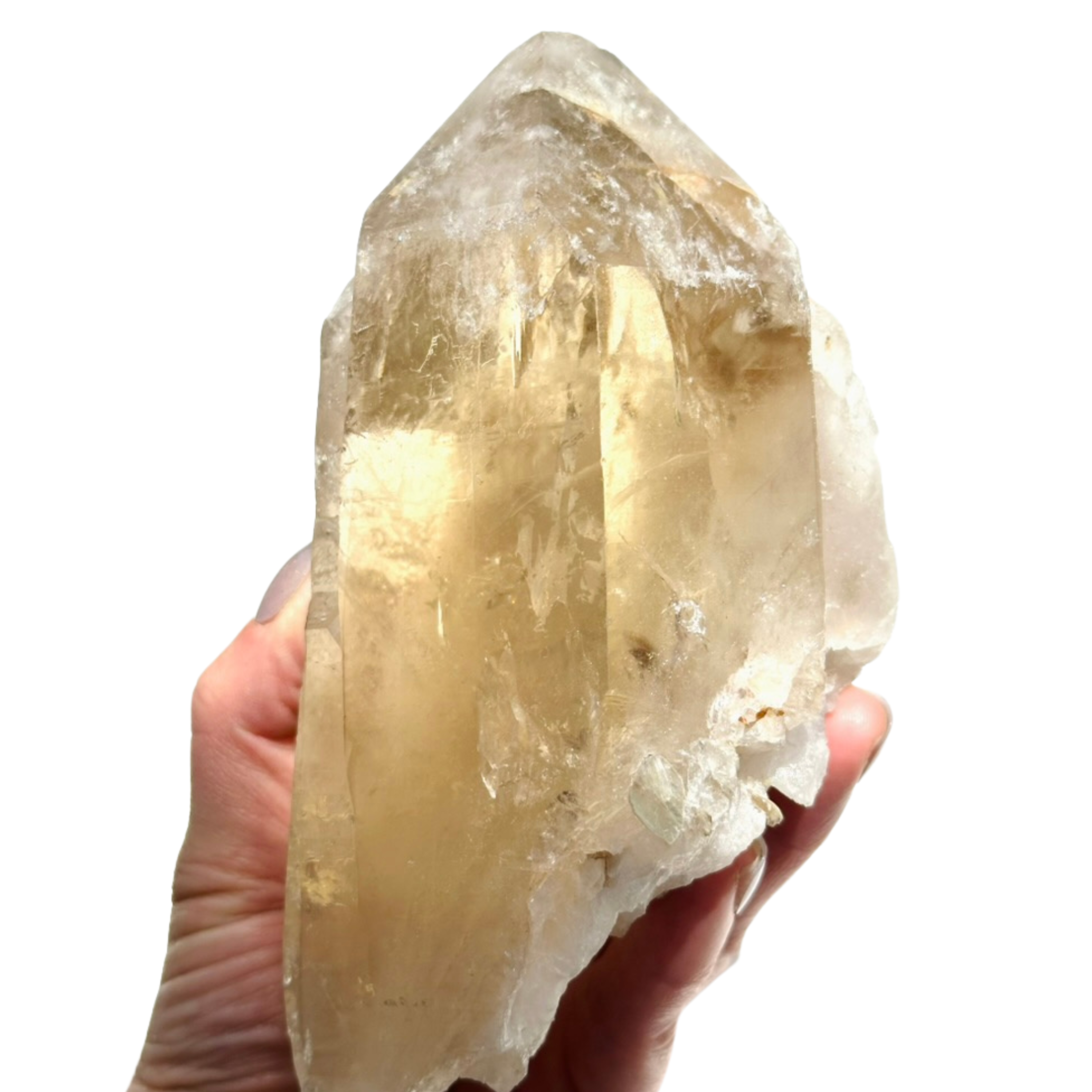 Natural Brazilian Citrine Crystal CTP 01 - Healing Stone for Meditation, Energy Cleansing & Home Decor