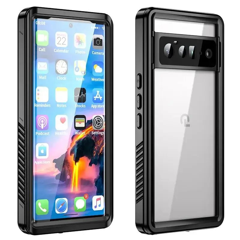 Waterproof Case for Google Pixel 6 Pro - Shockproof Full Body Armor Protection for Swimming, Outdoor & Travel