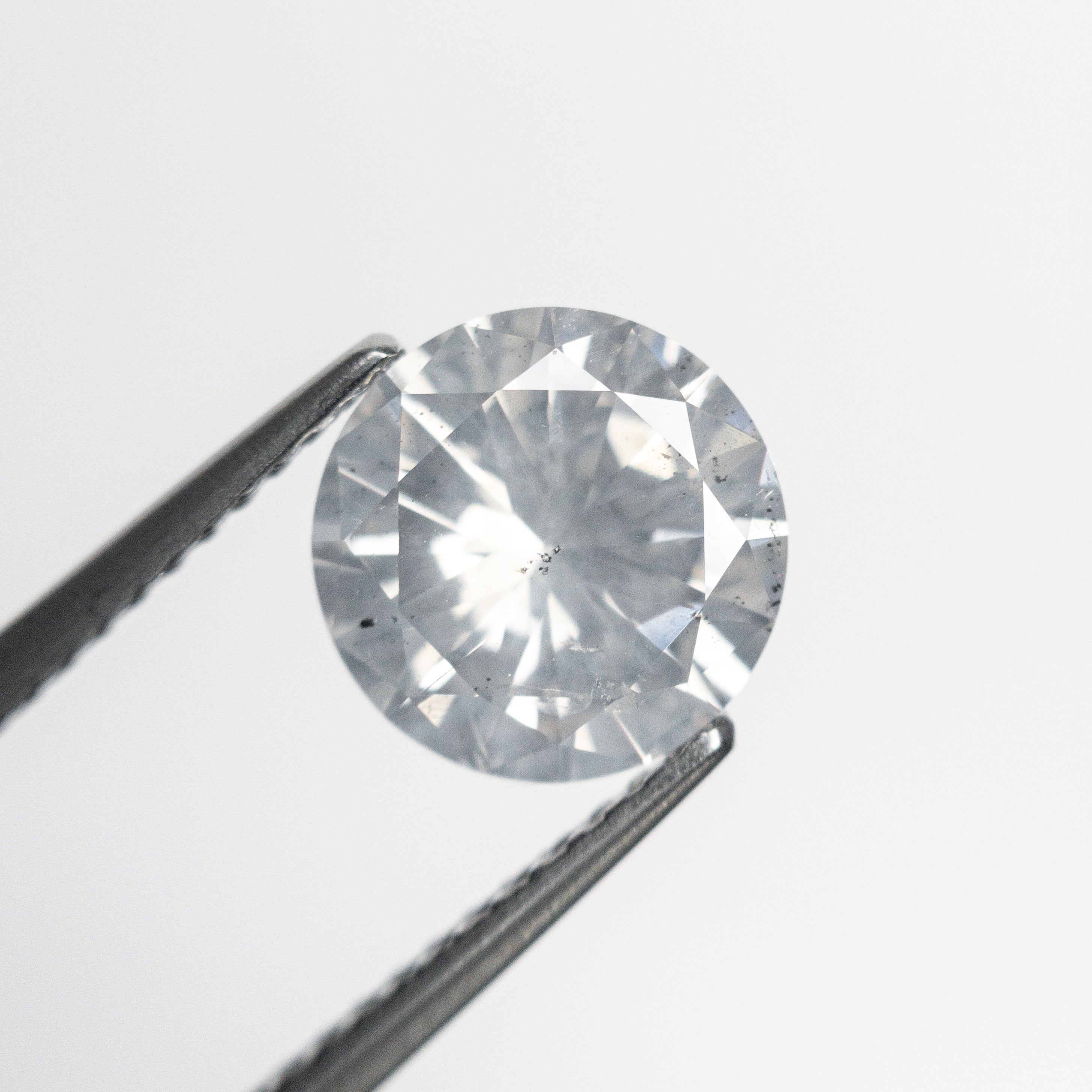 2.01ct Fancy White Round Brilliant Cut Diamond - 8.19x8.18x4.72mm Loose Gemstone for Engagement Rings & Jewelry Making
