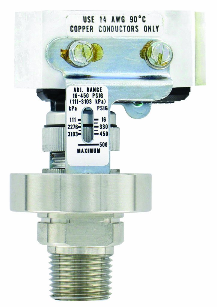 Dwyer Series A1F Pressure Switch - Open Housing, 316 Stainless Steel Chamber, SPDT Switch (8-225 psi) | Industrial Automation & HVAC Systems