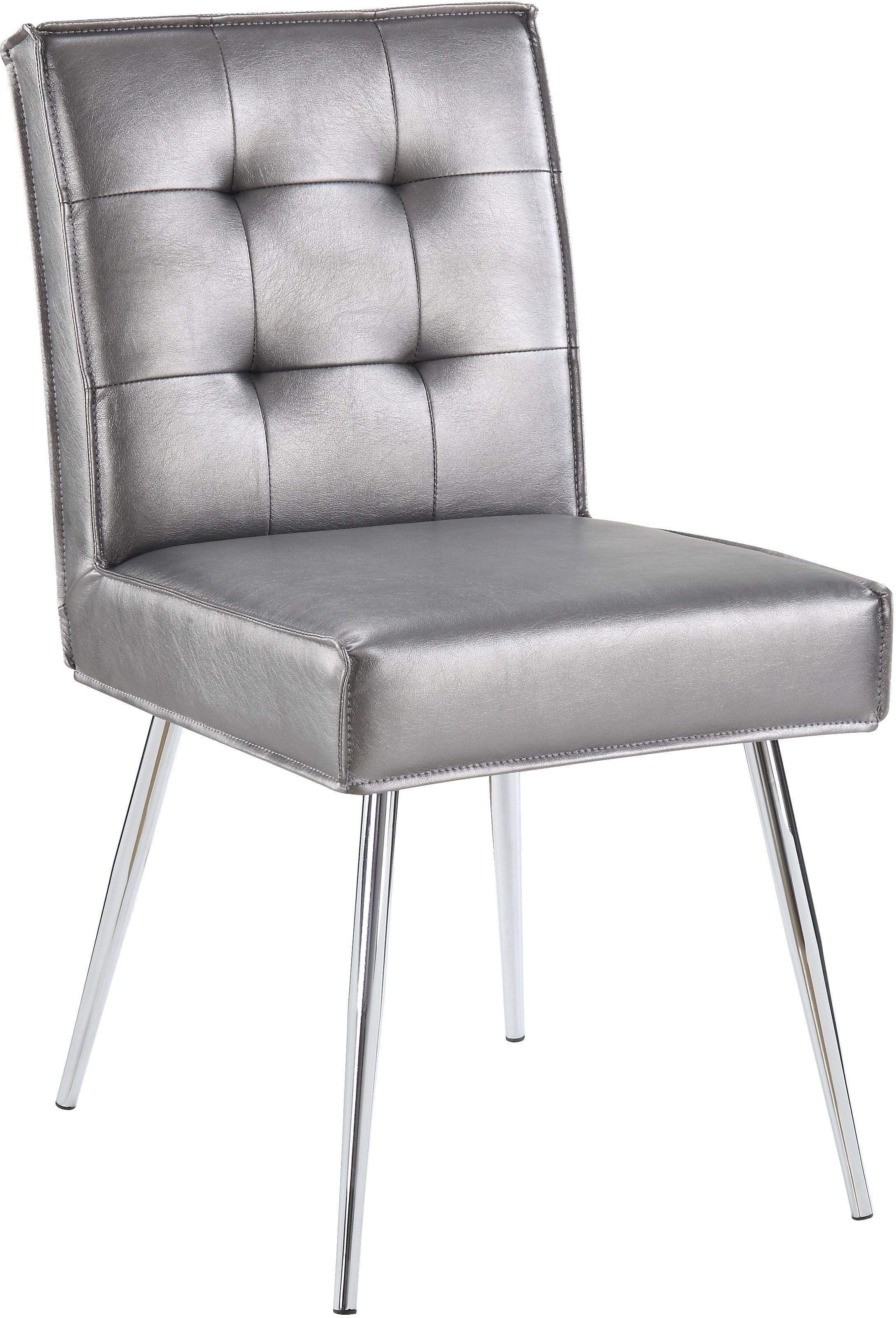 Avenue Six Amity Dining Chair - Modern Wooden Side Chair with Upholstered Seat - Perfect for Kitchen, Dining Room, and Home Office