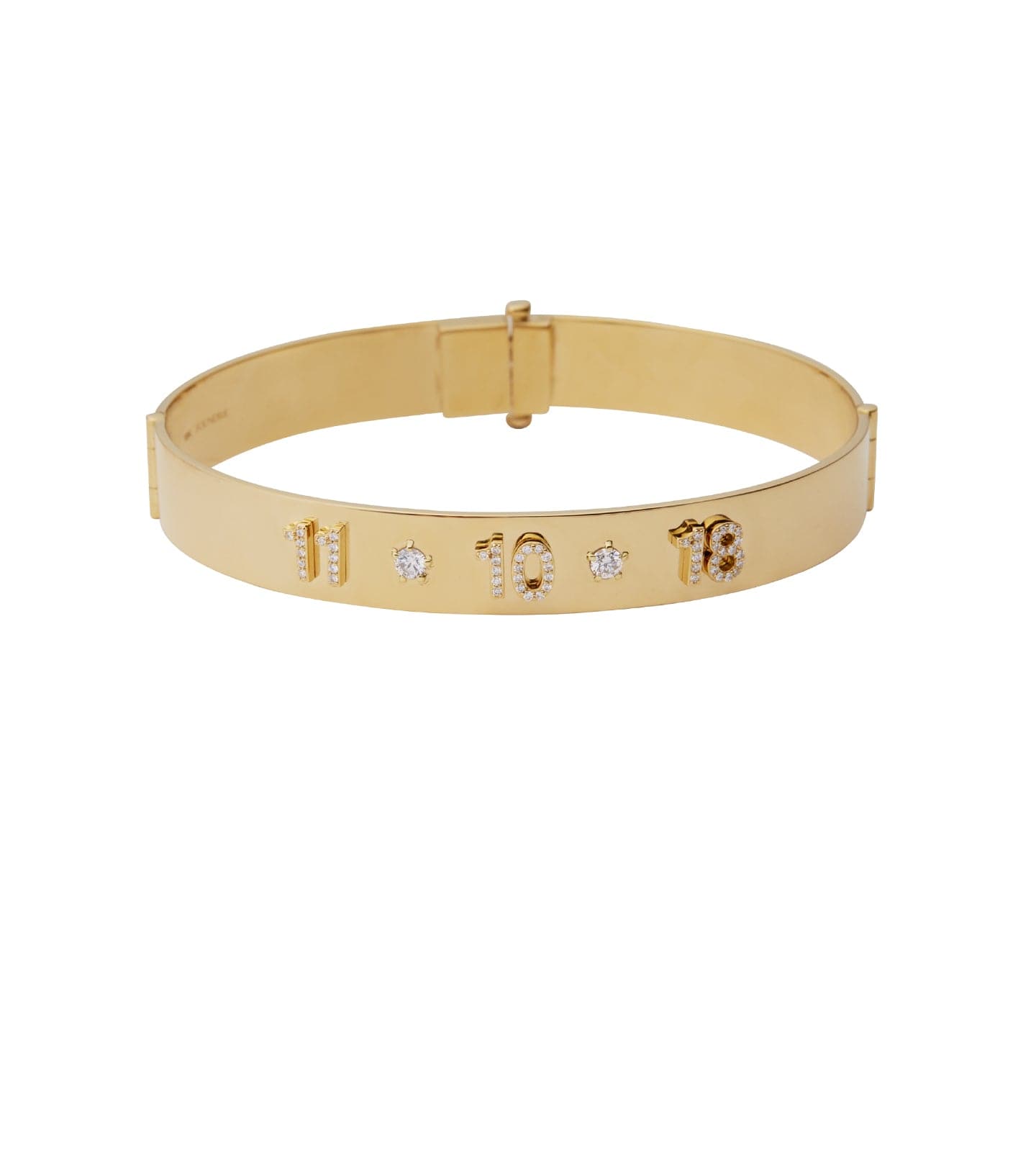 Personalized Date Bangle Bracelet - Custom Engraved Name & Date Jewelry Gift for Women - Perfect for Anniversaries, Birthdays & Special Occasions