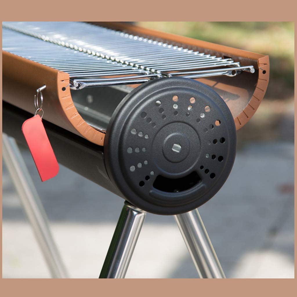 Portable Folding Charcoal BBQ Grill for Outdoor Cooking, Camping, Picnics & Backyard - Compact & Lightweight Design for Easy Transport & Storage