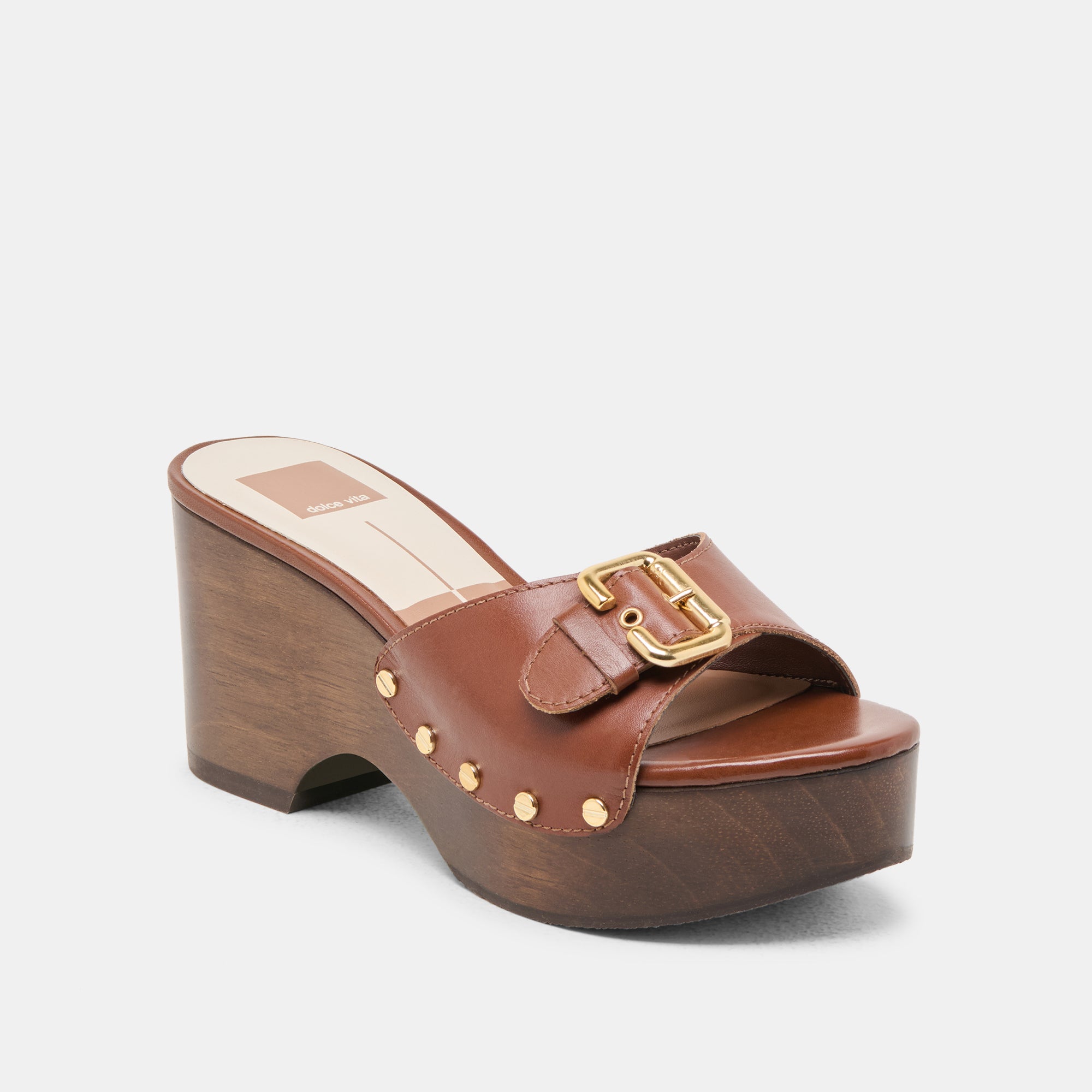 YALAH Women's Brown Leather Heels - Comfortable High Heel Shoes for Party, Wedding & Office Wear - Elegant & Stylish Fashion Pump
