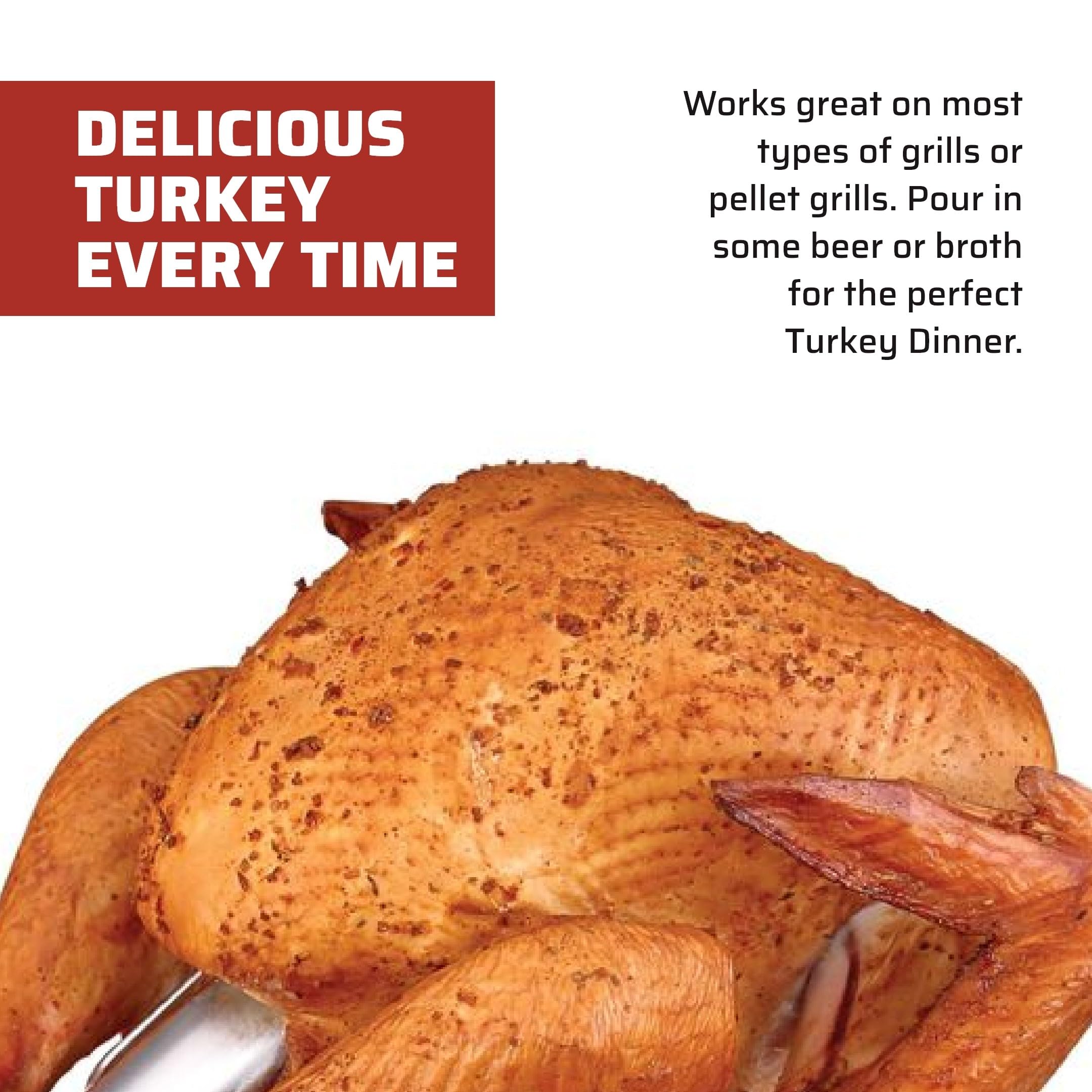 Camp Chef Turkey Cannon Infusion Roaster - Premium Turkey Cooking Accessory for Juicy, Flavorful Roasts | Perfect for Thanksgiving, Holiday Dinners & Outdoor Grilling